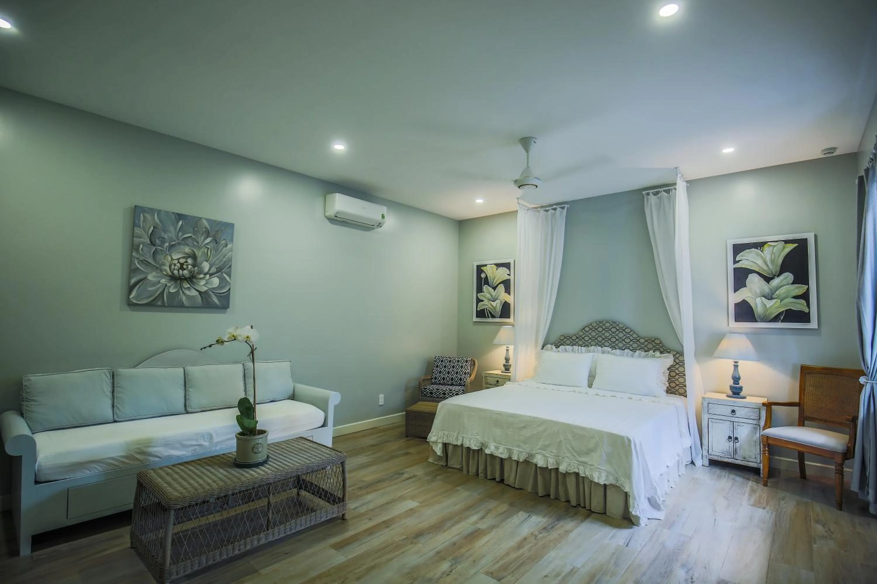 Bed in Serenity by the Sea