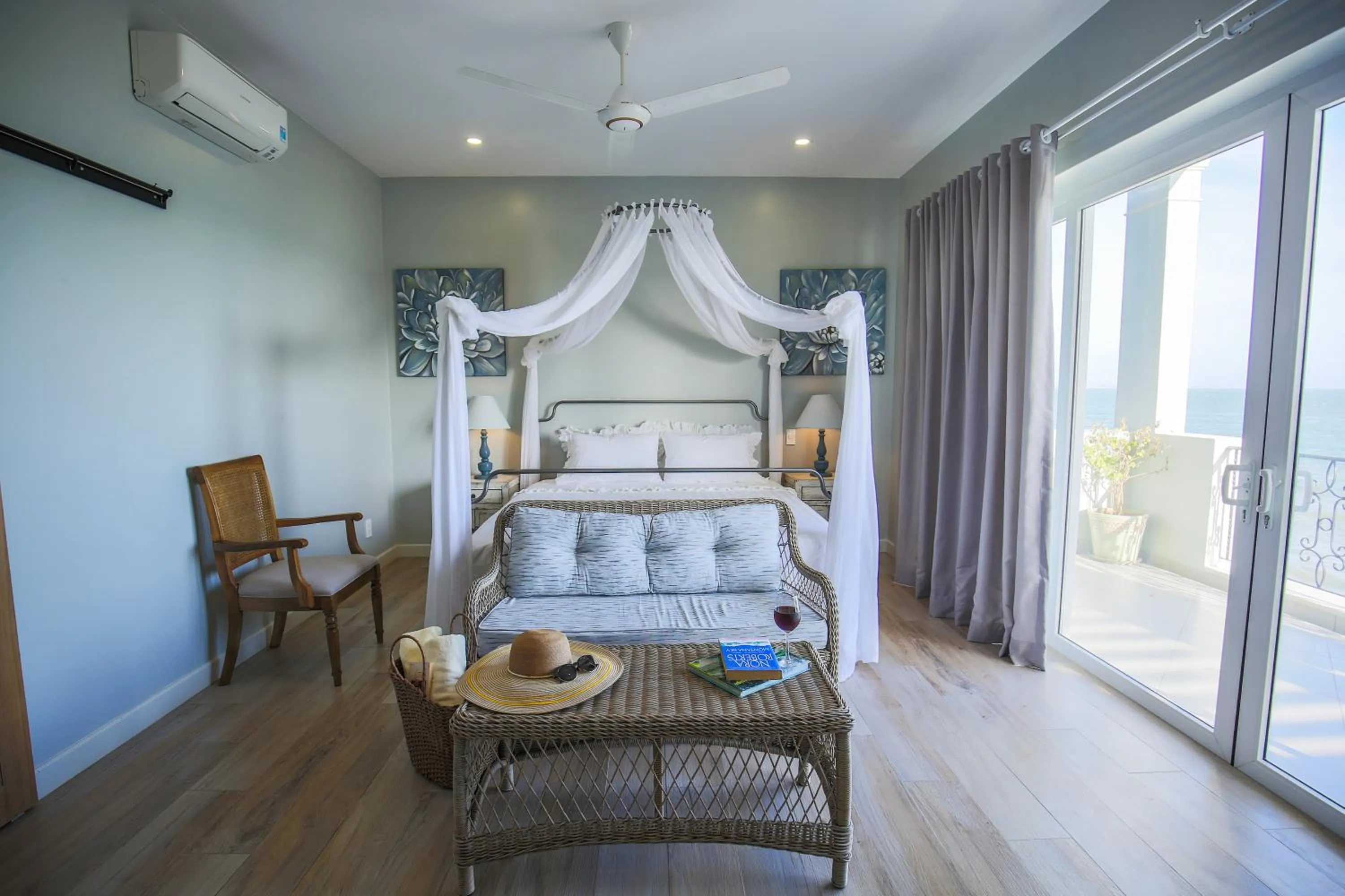 Bed in Serenity by the Sea