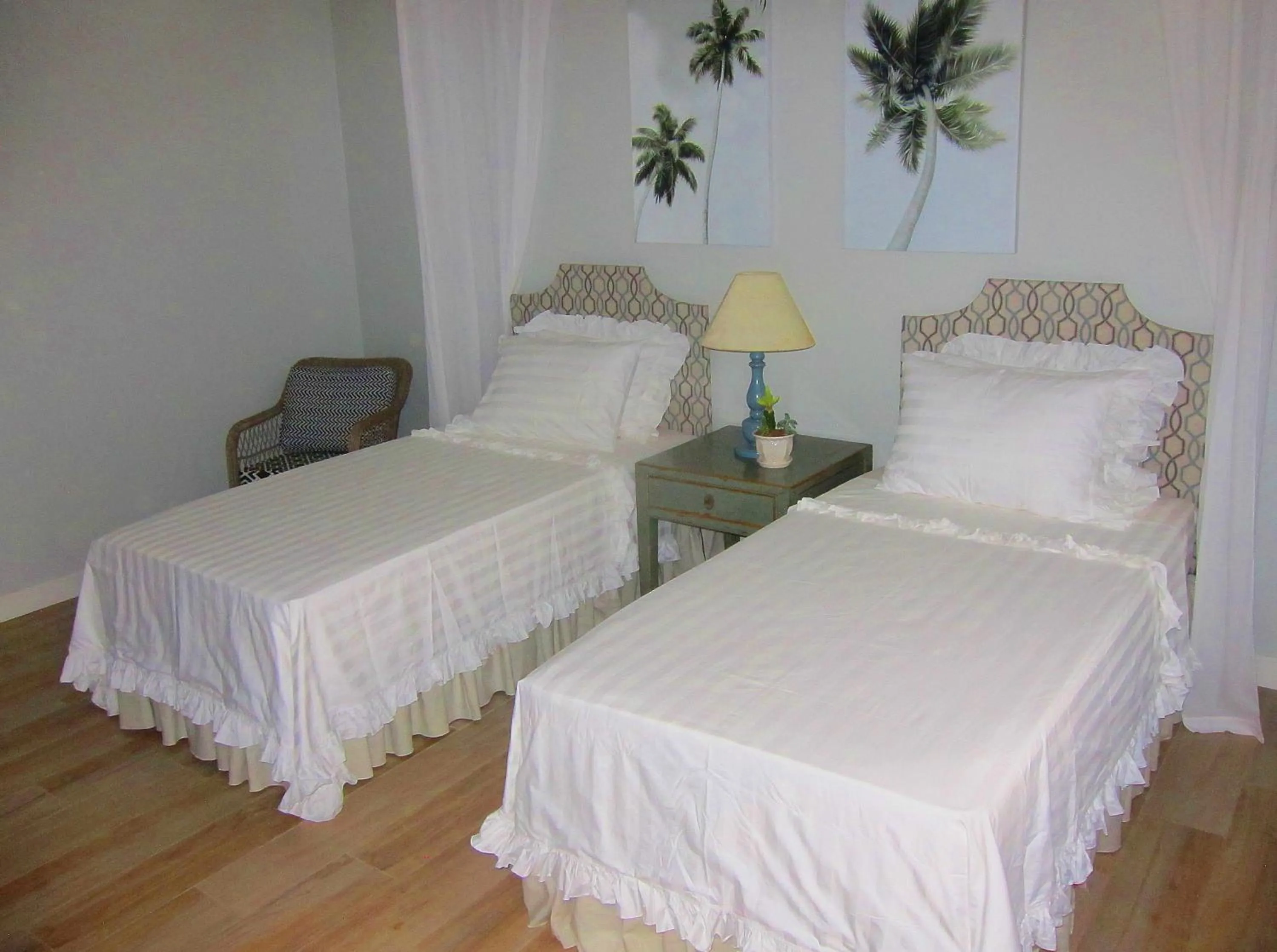 Bed in Serenity by the Sea