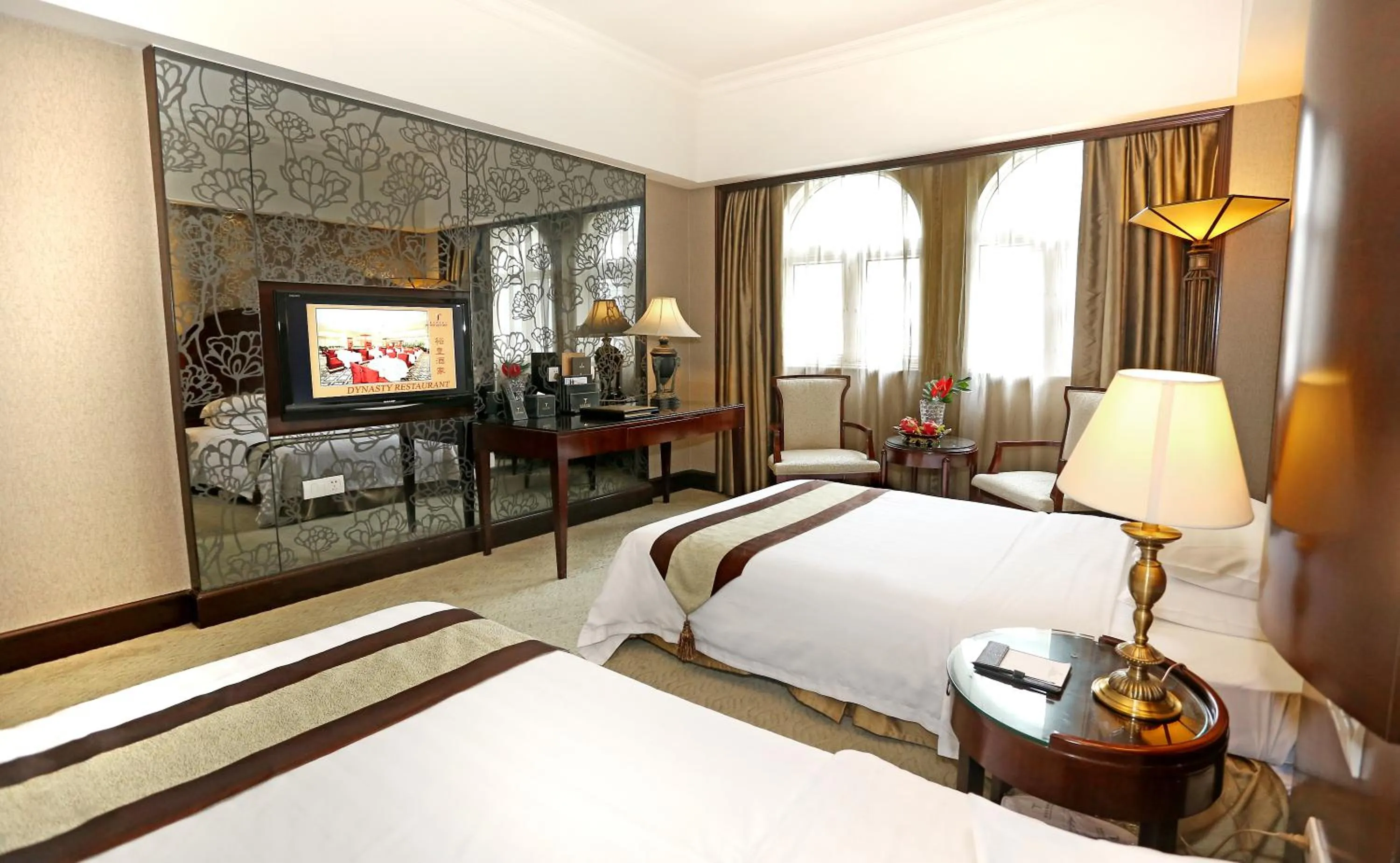 Bed in Grand Palace Hotel - Grand Hotel Management Group
