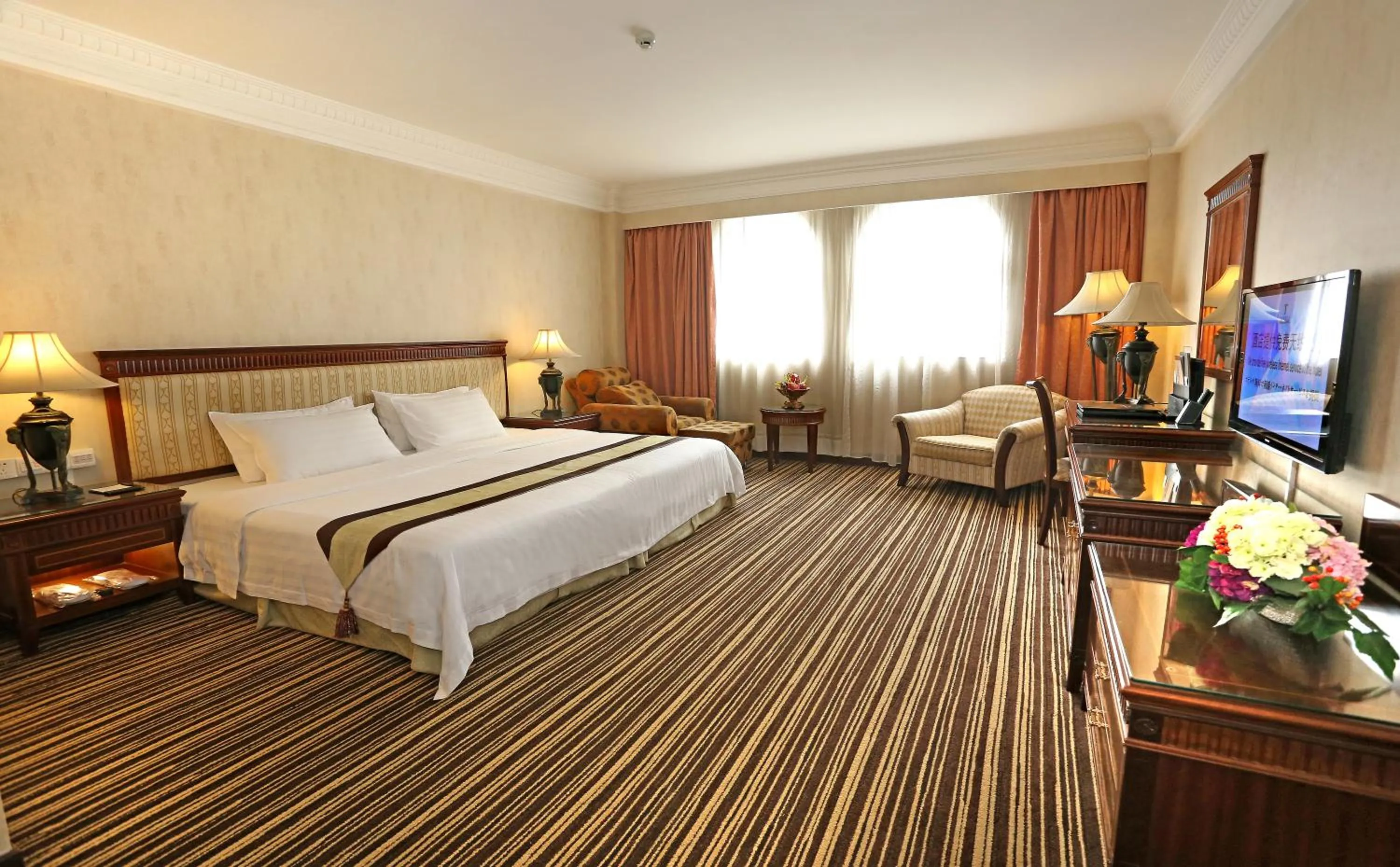 Bed in Grand Palace Hotel - Grand Hotel Management Group