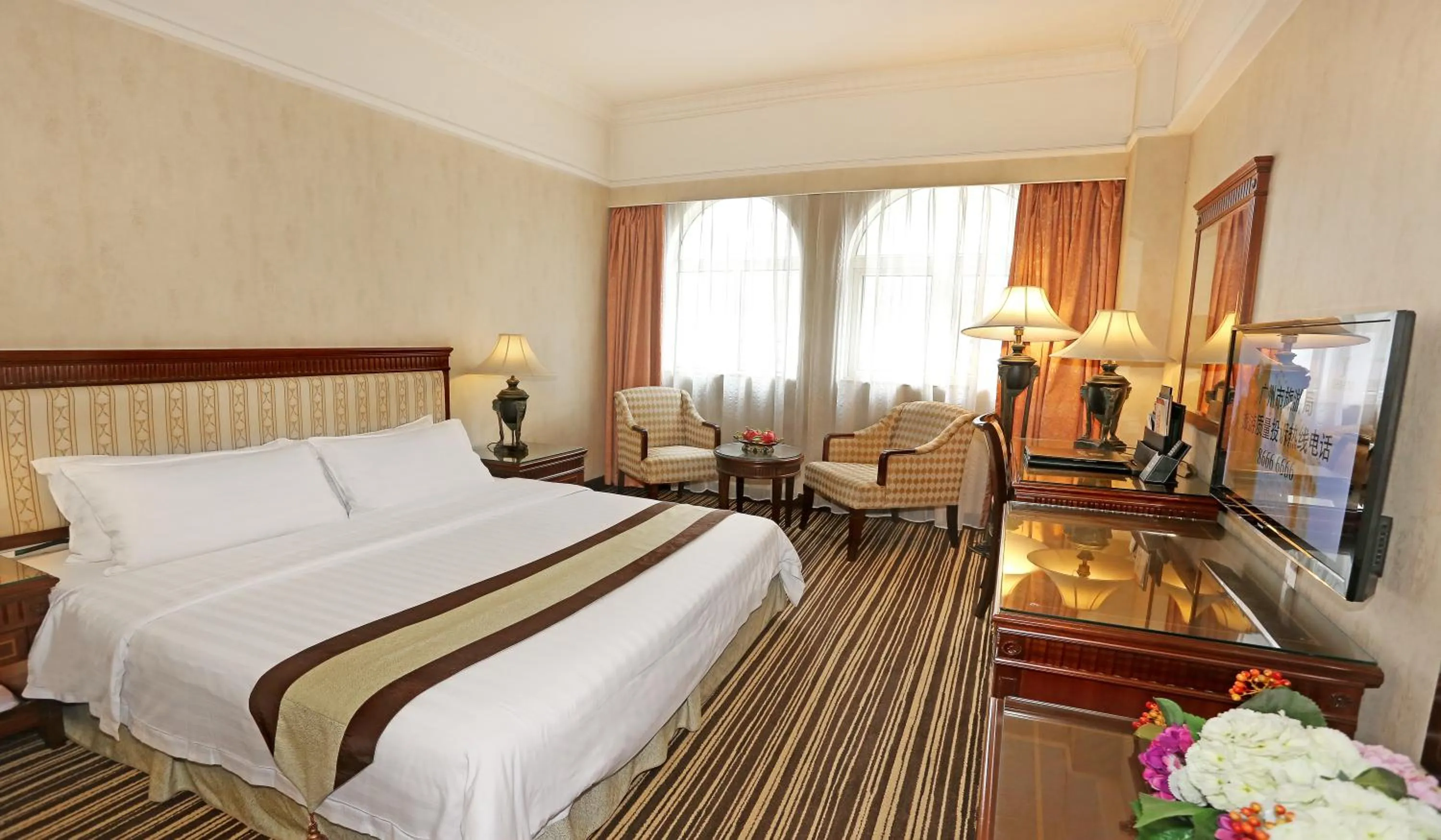 Bed in Grand Palace Hotel - Grand Hotel Management Group