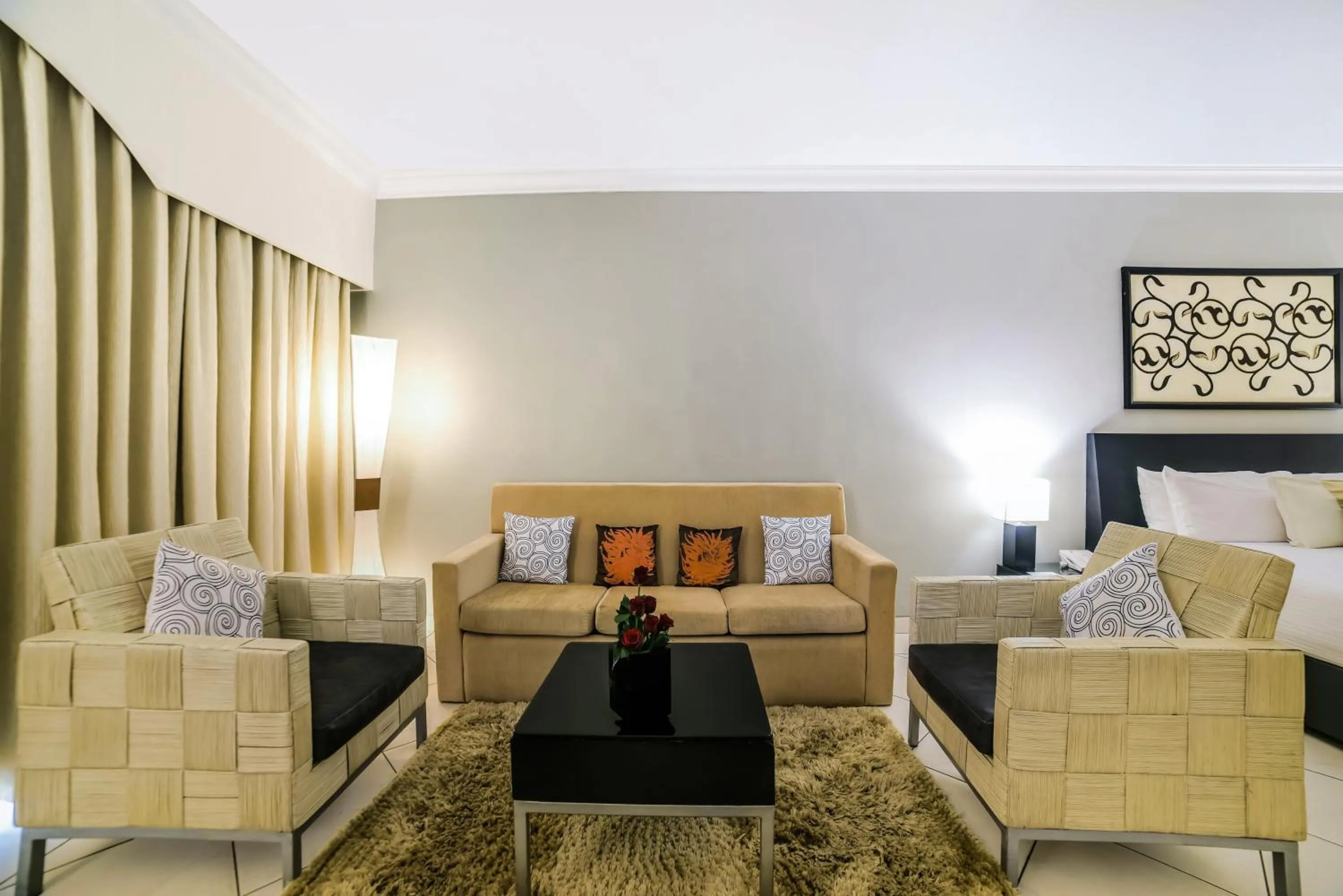 Seating area in The Zuri White Sands, Goa Resort & Casino