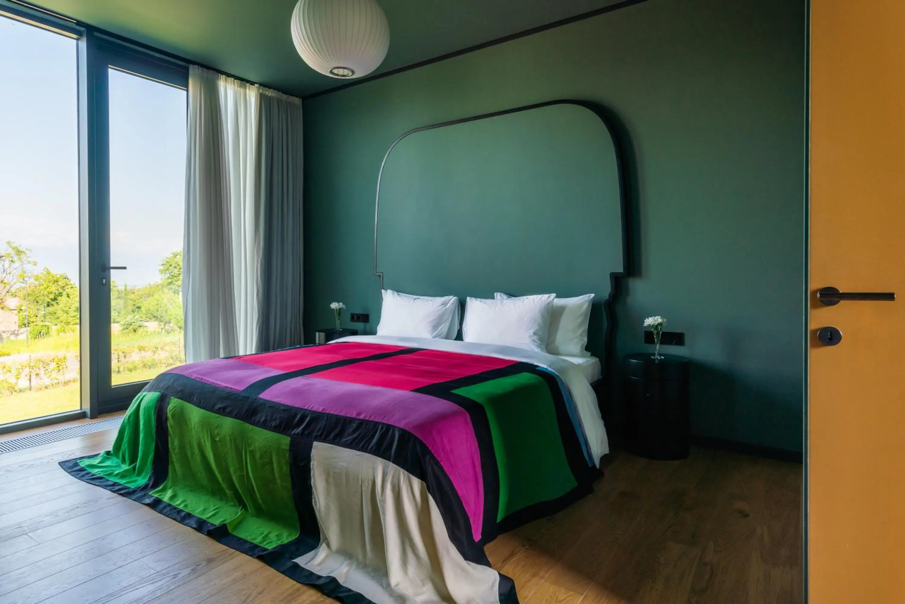 Bed in Tsinandali Estate, A Radisson Collection Hotel