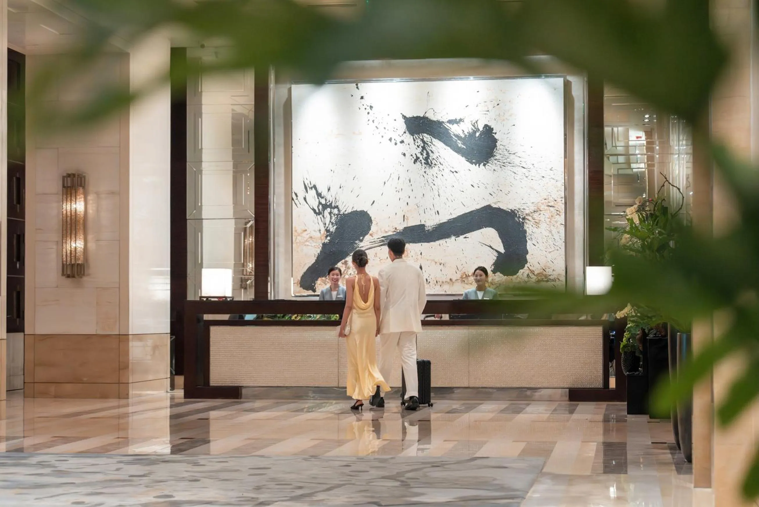Lobby or reception in Four Seasons Hotel Beijing