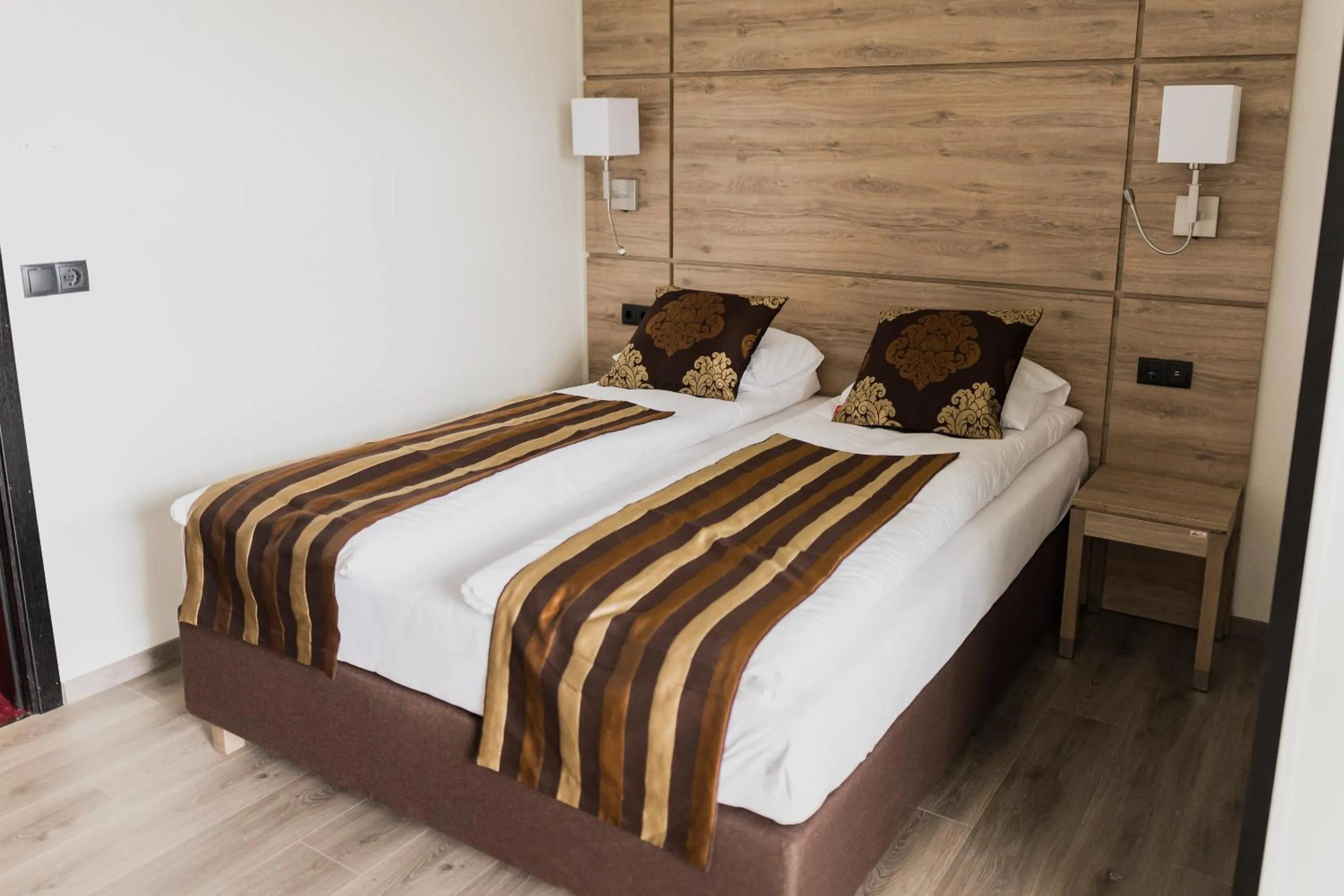 Bed in Hotel Duus by Keflavik Airport