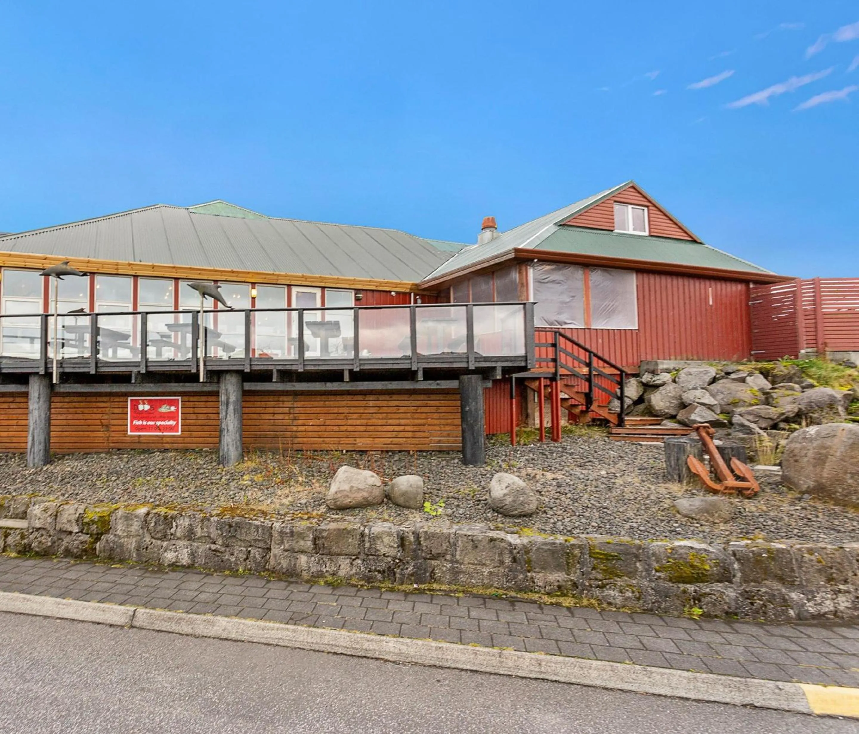 Property building in Hotel Duus by Keflavik Airport