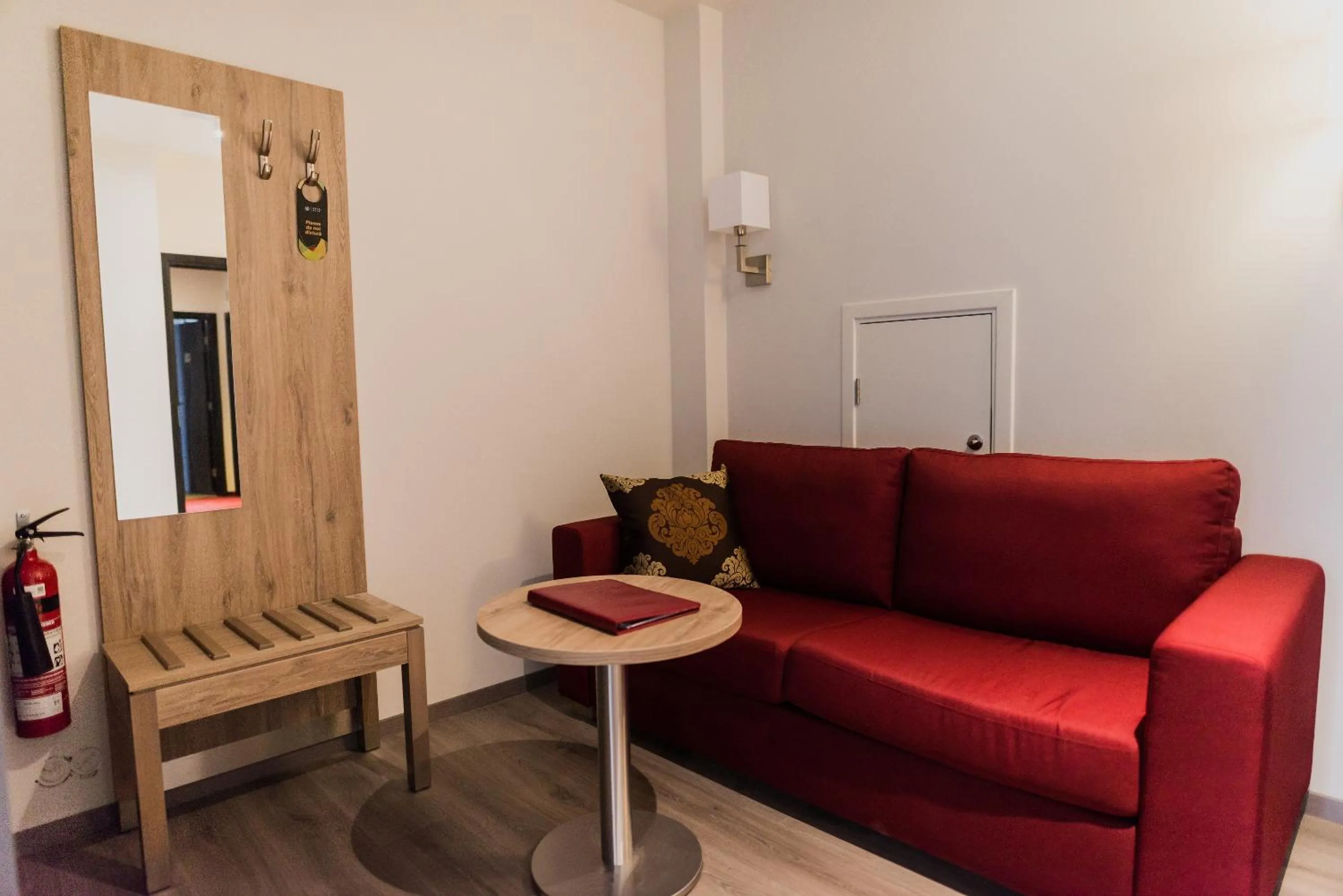 Seating area in Hotel Duus by Keflavik Airport