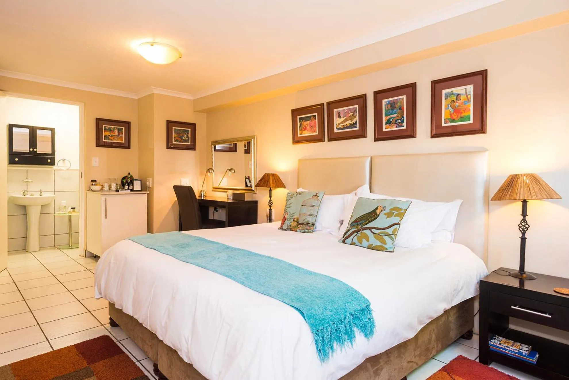 Shower, Bed in Westville Bed and Breakfast