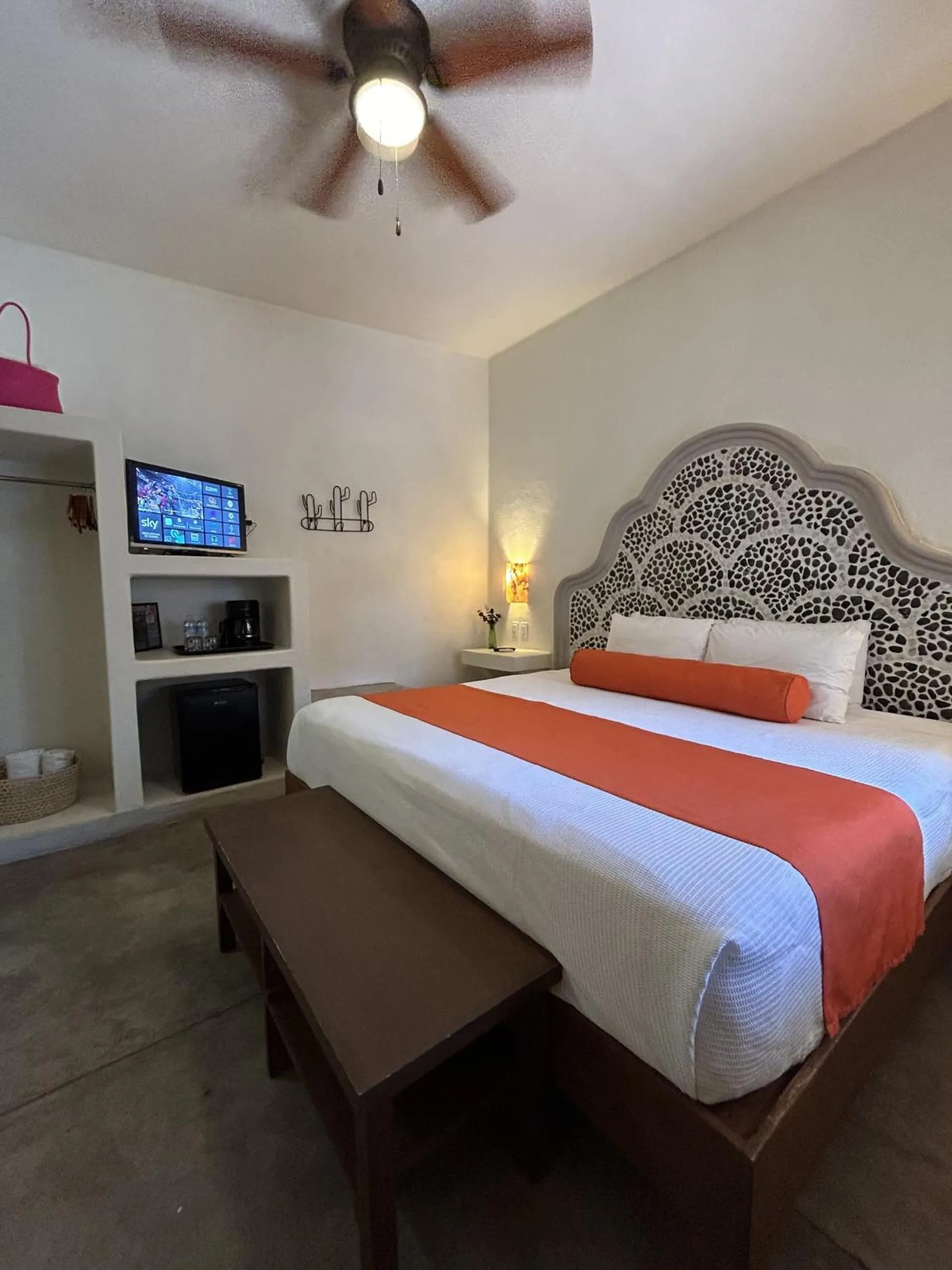 Bed in Paraiso Azul Hotel