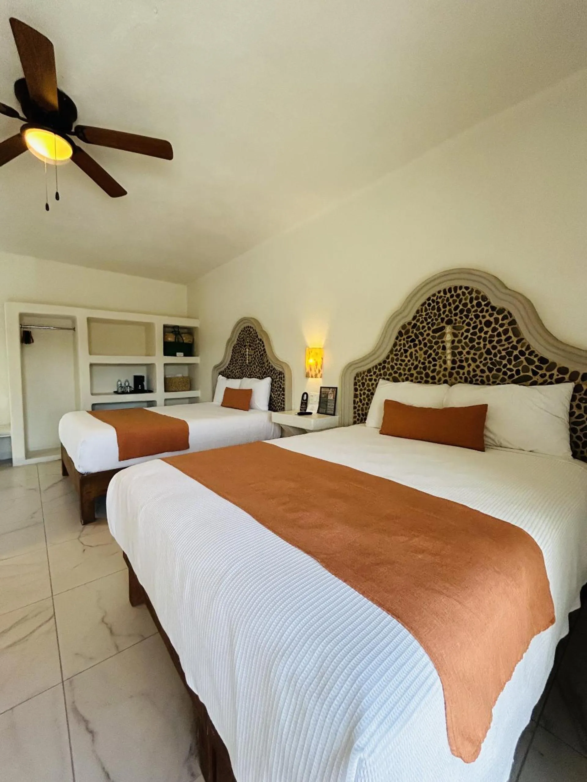 Bed in Paraiso Azul Hotel