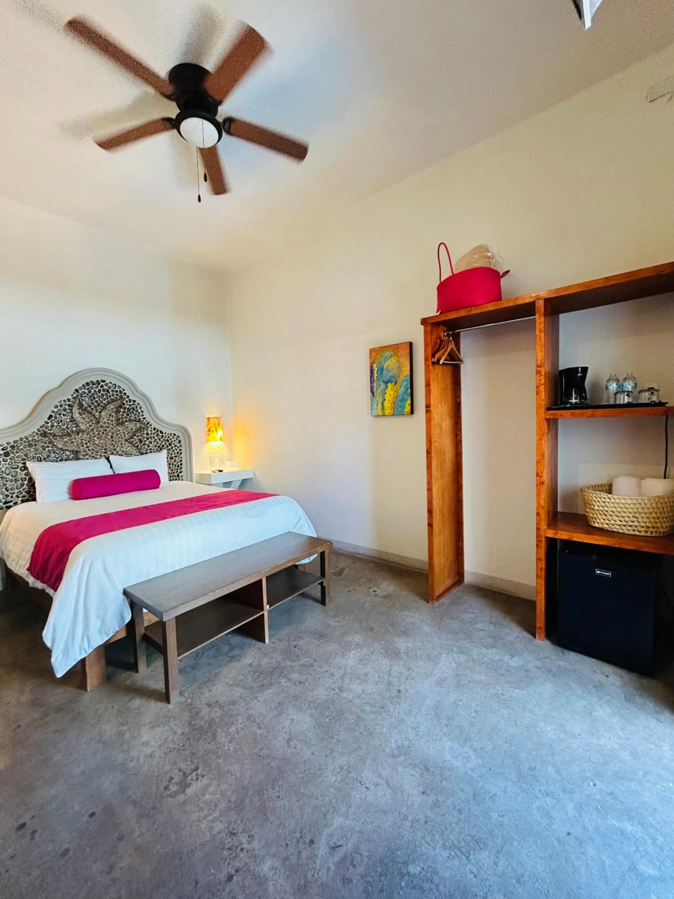 Bed in Paraiso Azul Hotel