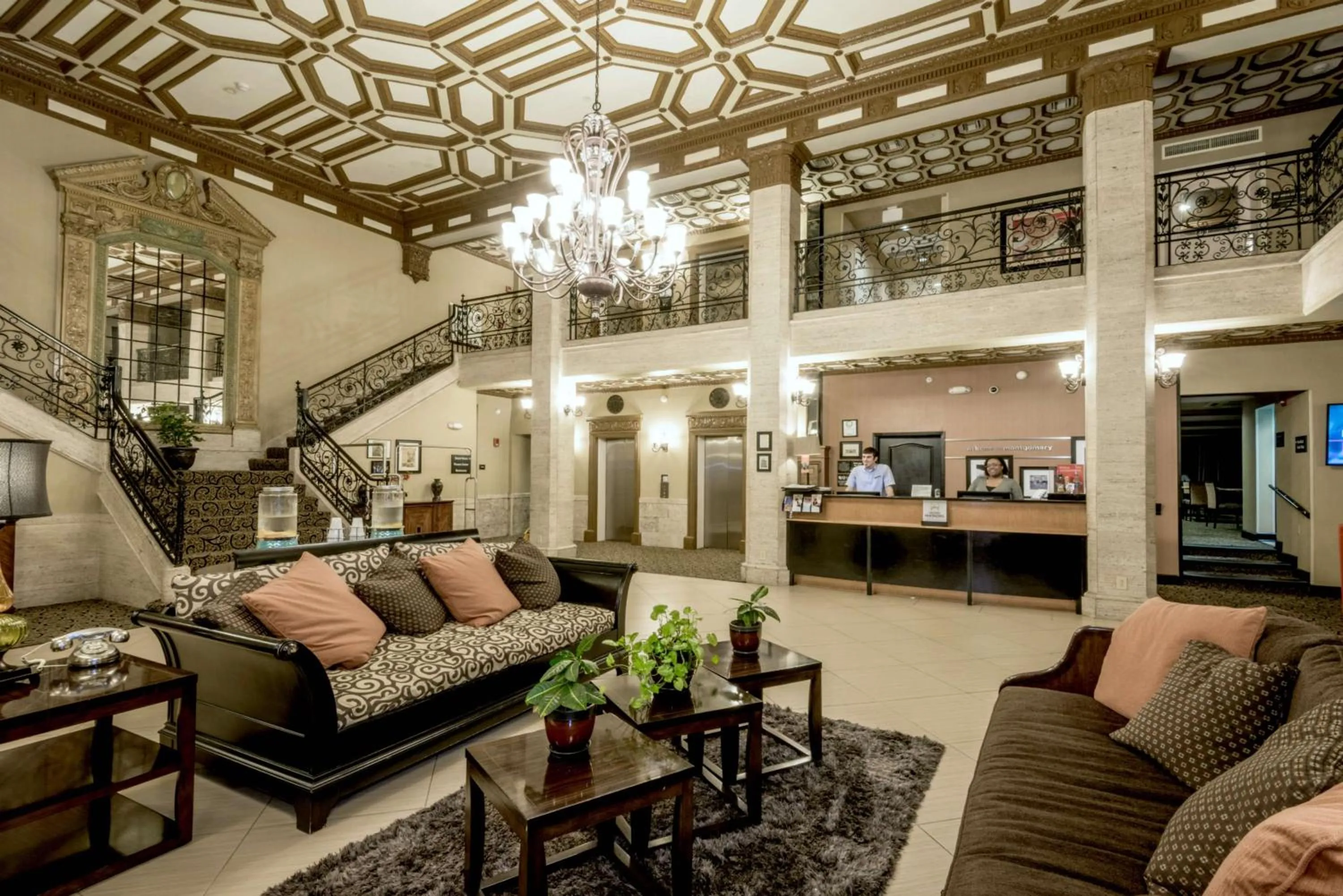 Lobby or reception in Hampton Inn & Suites Montgomery-Downtown