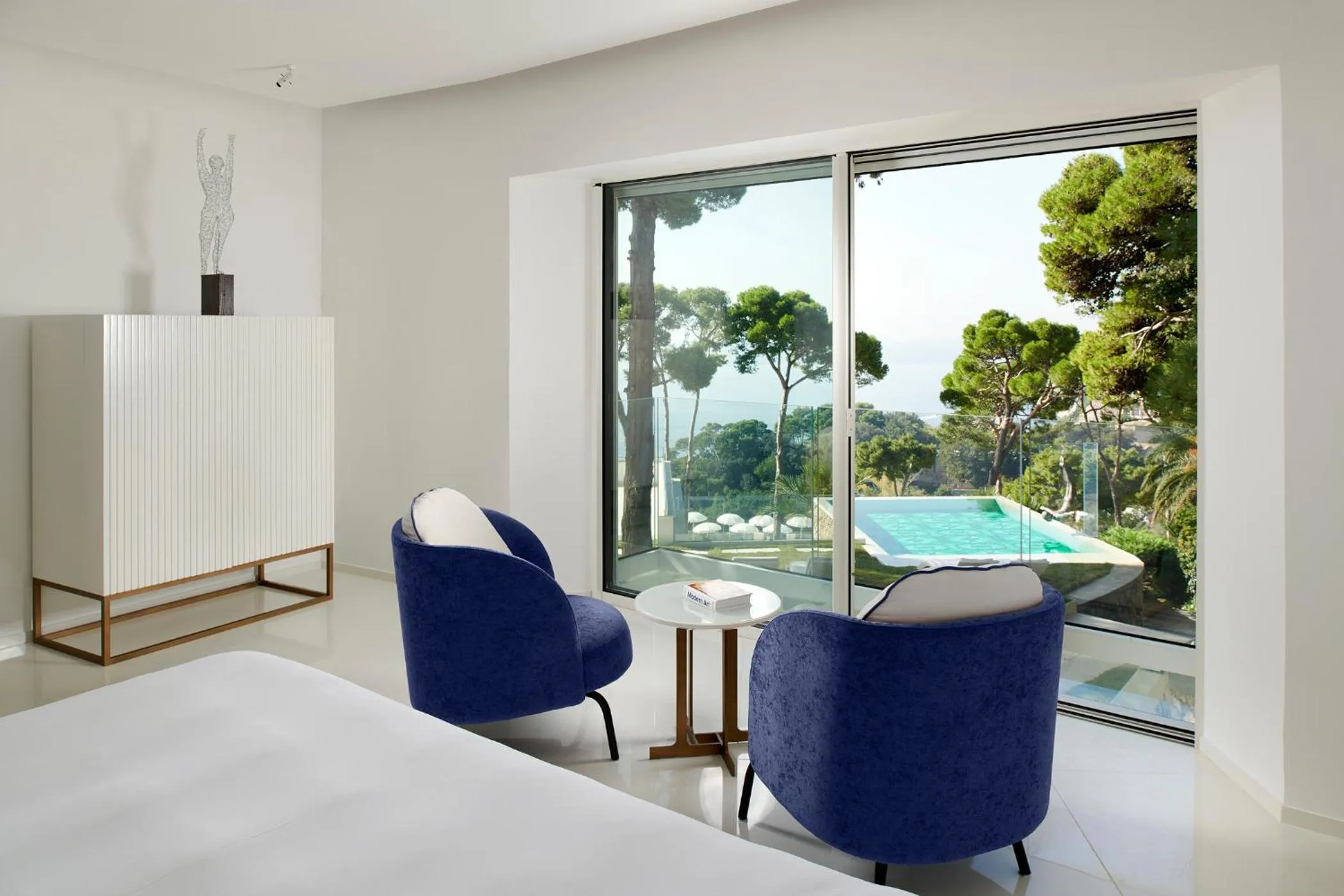 Bed in Hotel Scalinatella