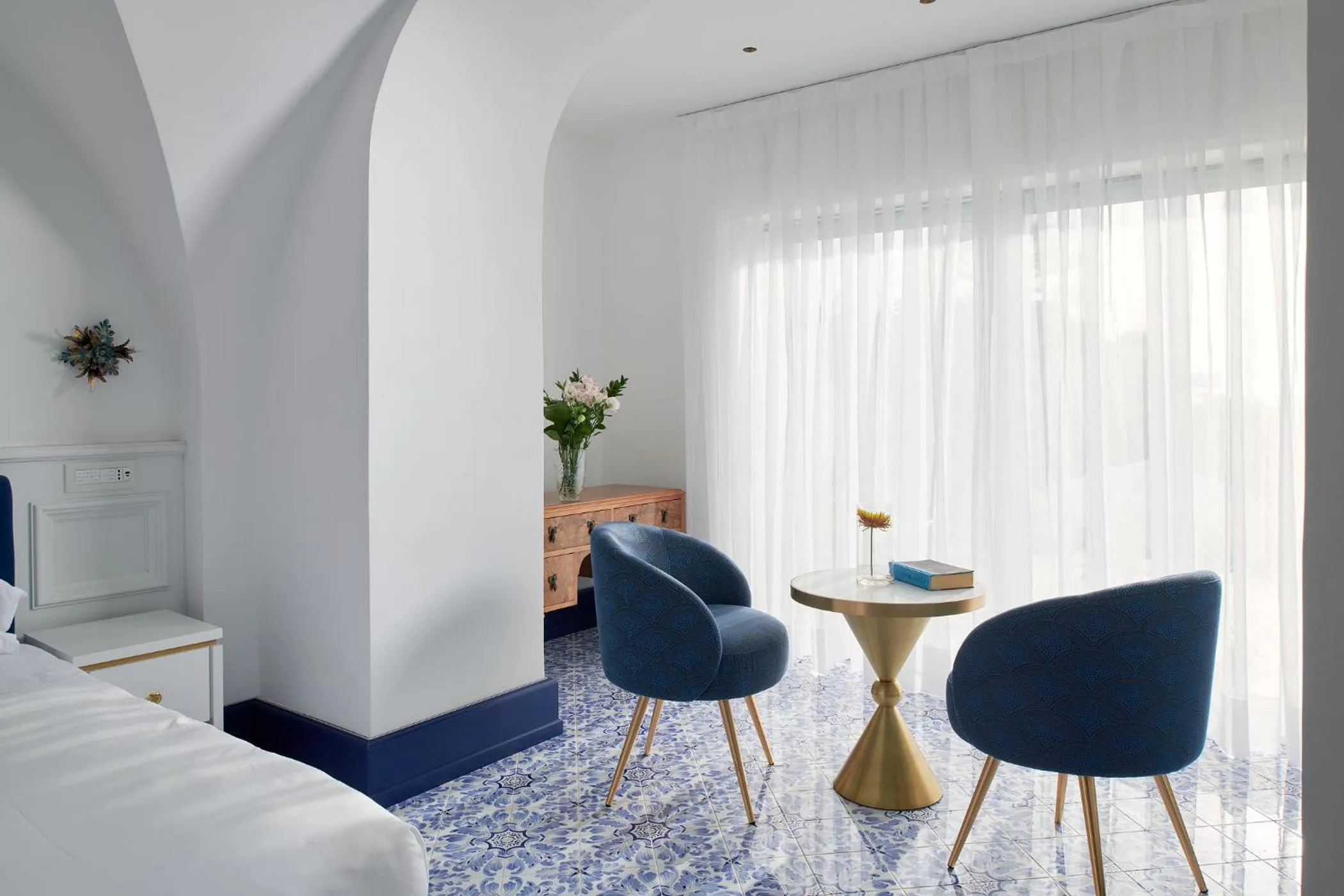 Bed in Hotel Scalinatella