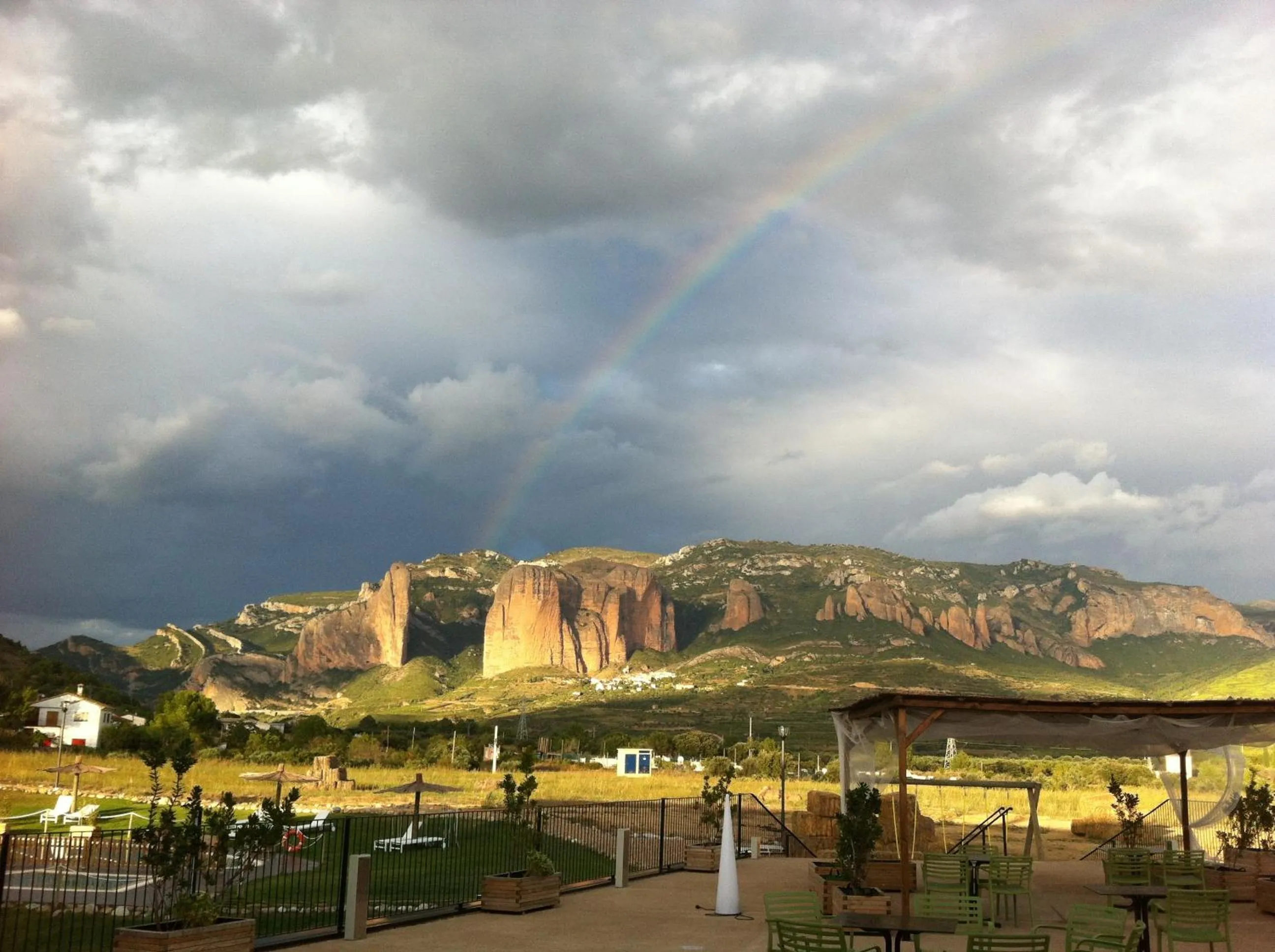 Garden in Hotel Spa Aguas de los Mallos