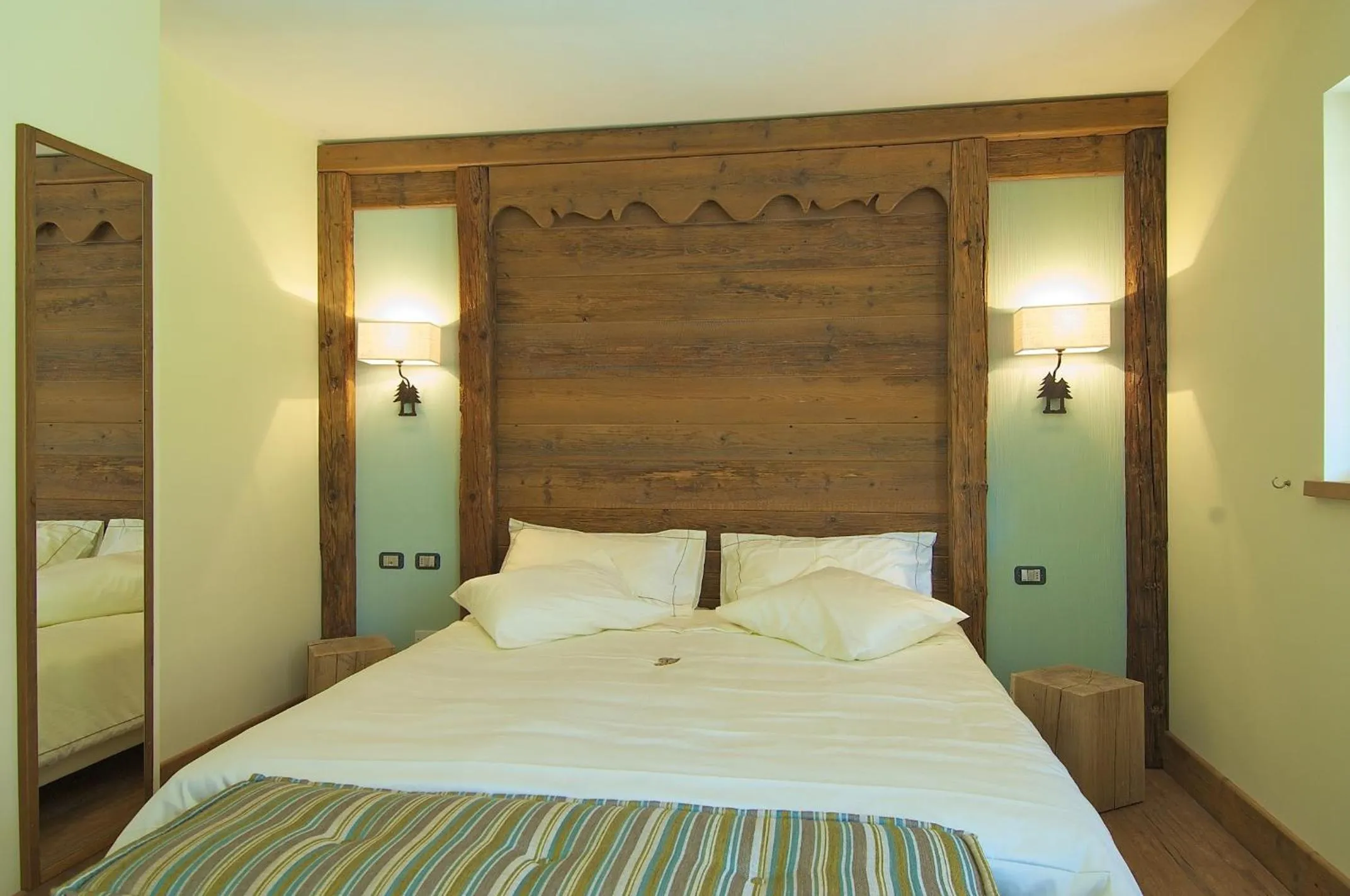 Bed in Hotel Garni Vittoria