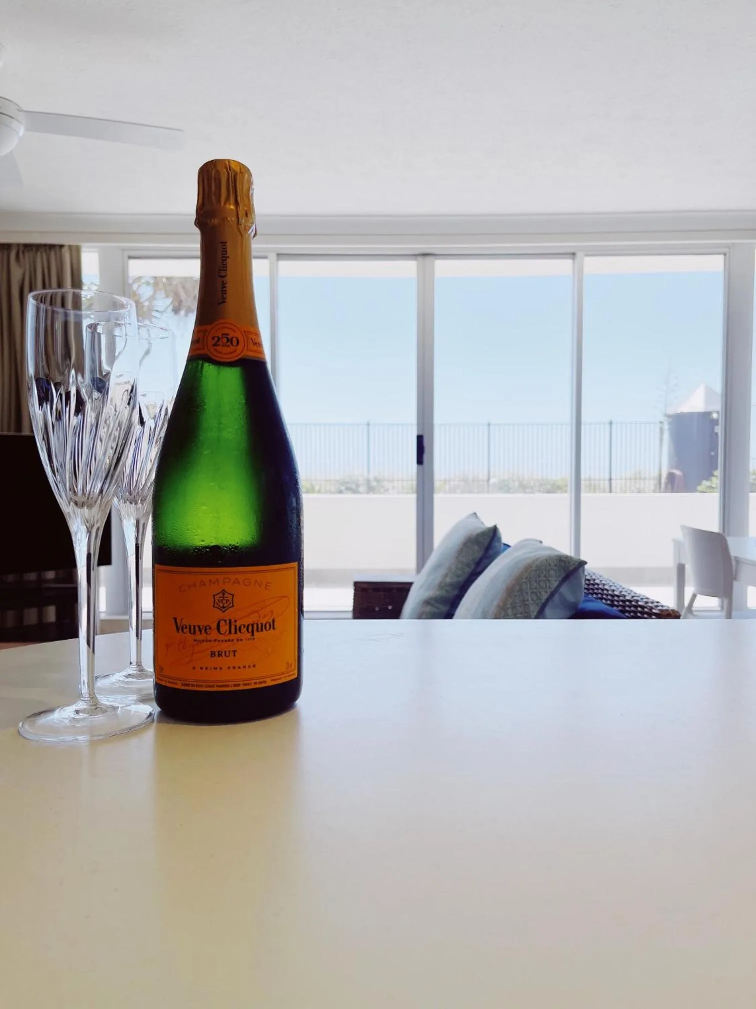 Living room in Golden Sands on the Beach - Absolute Beachfront Apartments