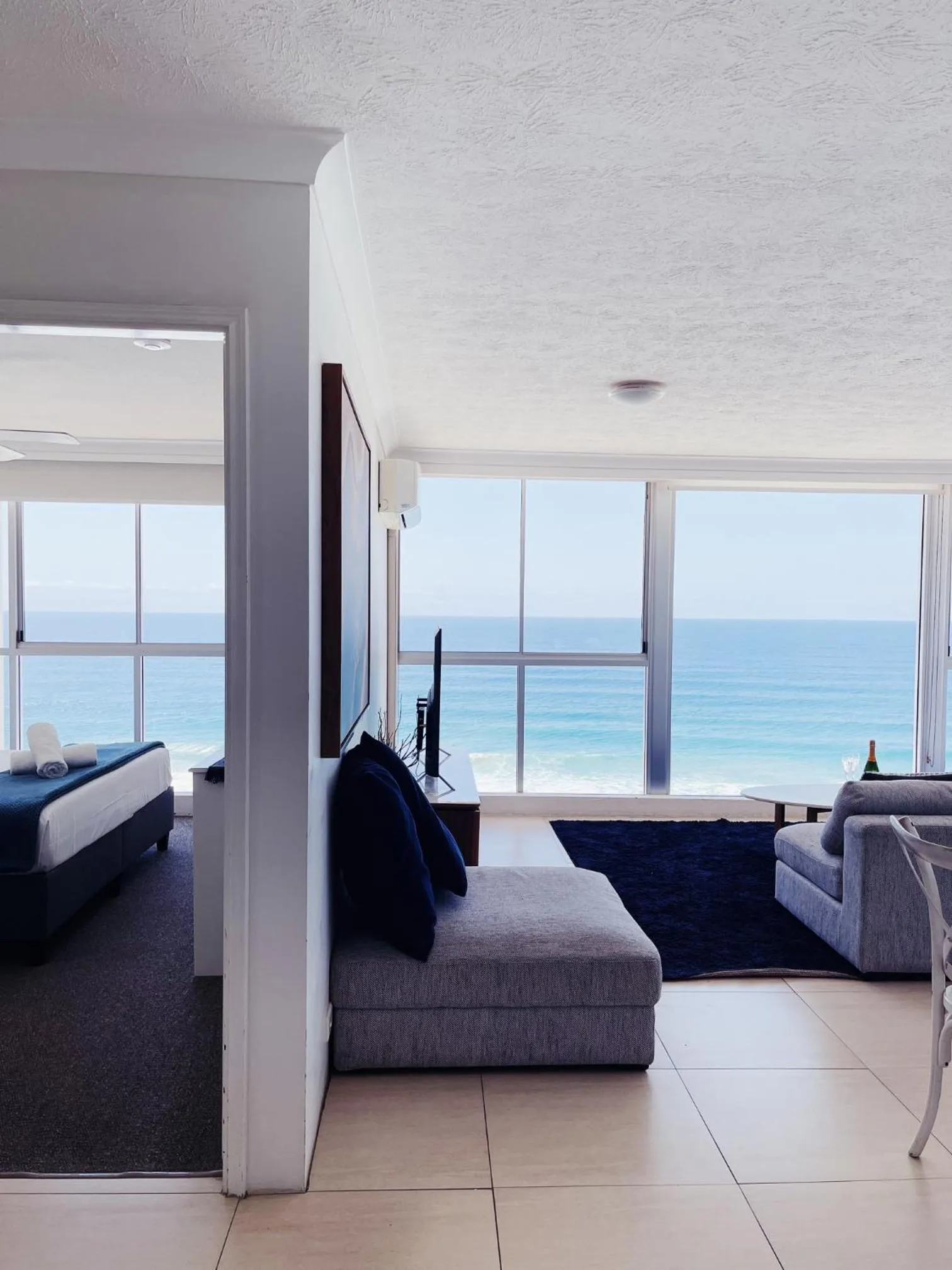 Natural landscape, Bed in Golden Sands on the Beach - Absolute Beachfront Apartments