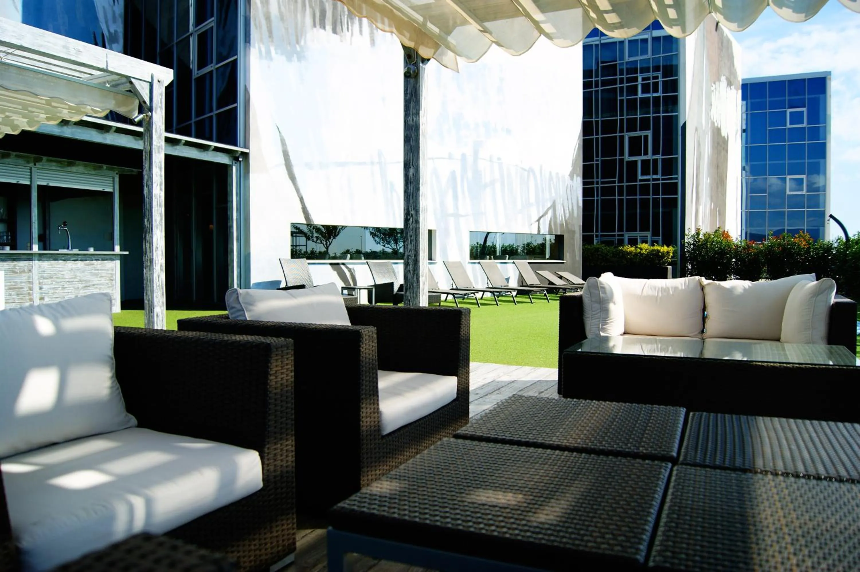 Garden in Hotel Sercotel Plana Parc