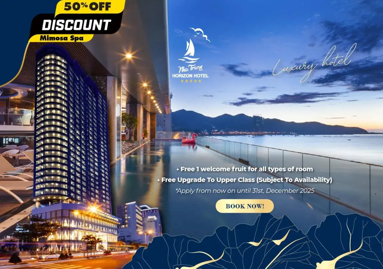 Deluxe Triple Room with Sea View in Nha Trang Horizon Hotel Deluxe Triple Room with Sea View in Nha Trang Horizon Hotel