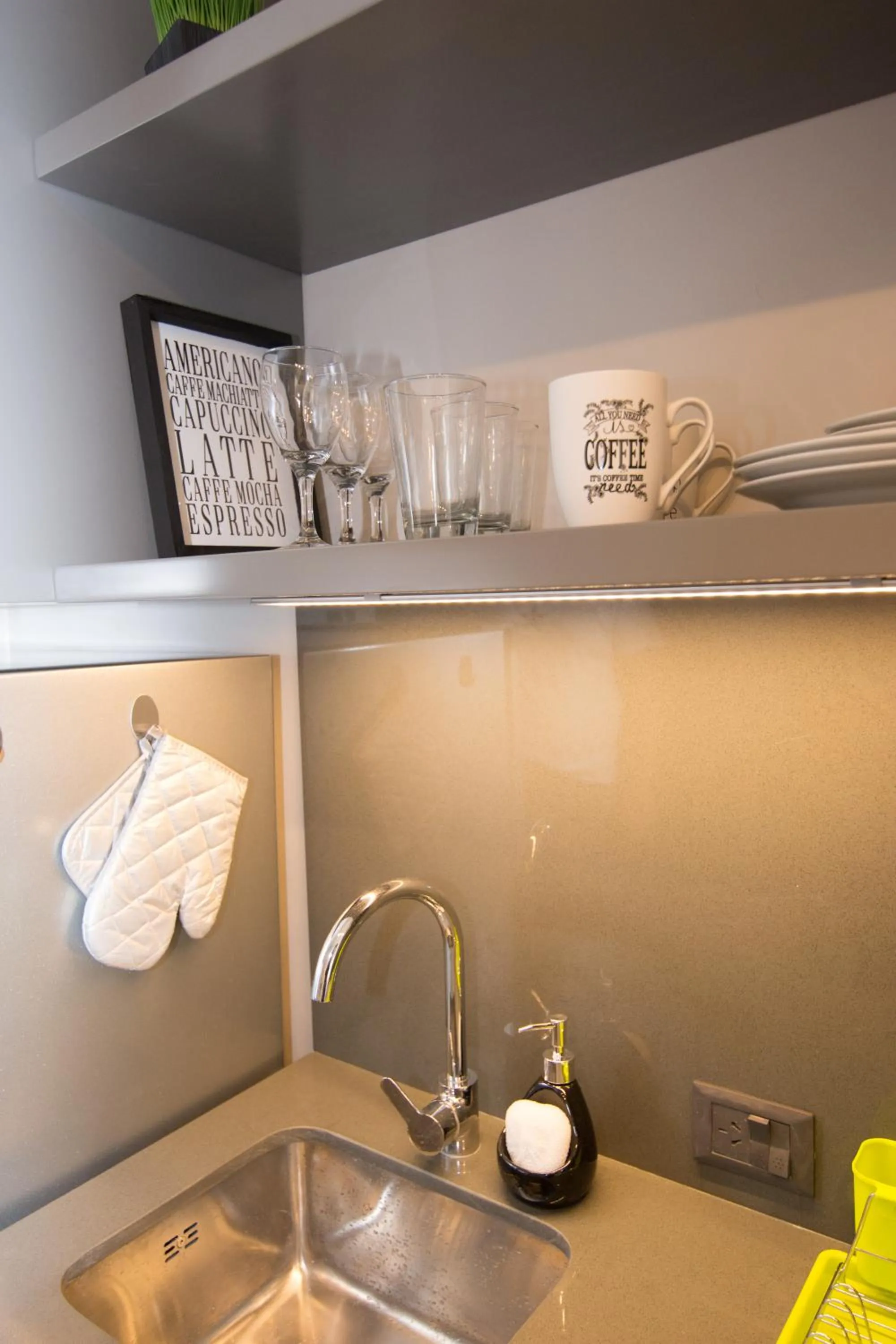 Kitchen or kitchenette in Soho Rentals