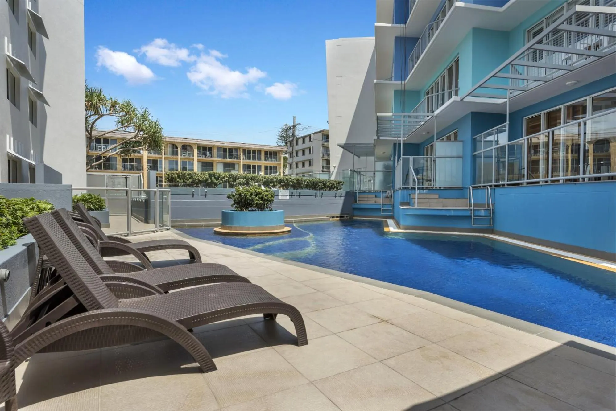Swimming pool in Rolling Surf Resort