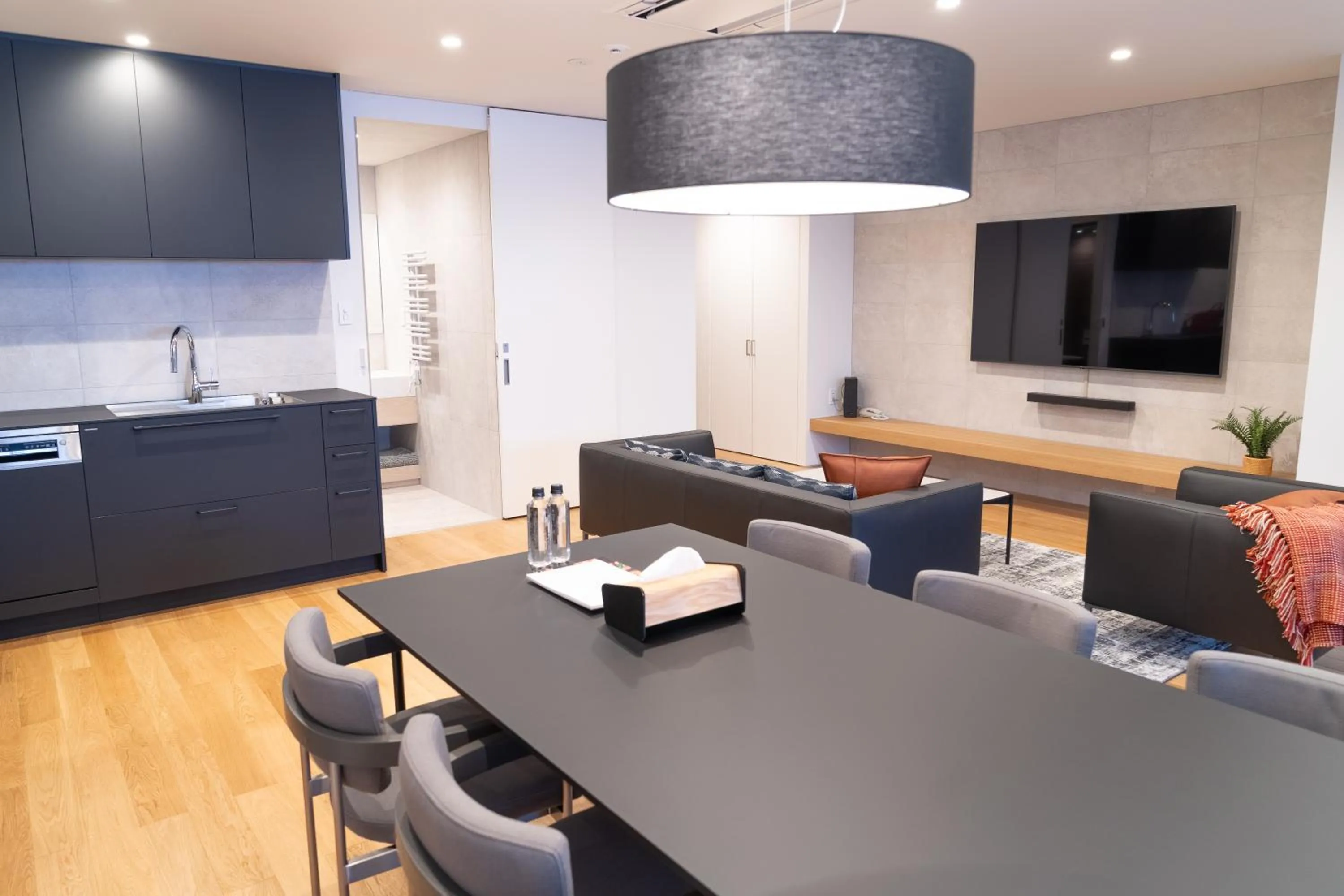 TV and multimedia in Wadano Gateway Suites & Apartments