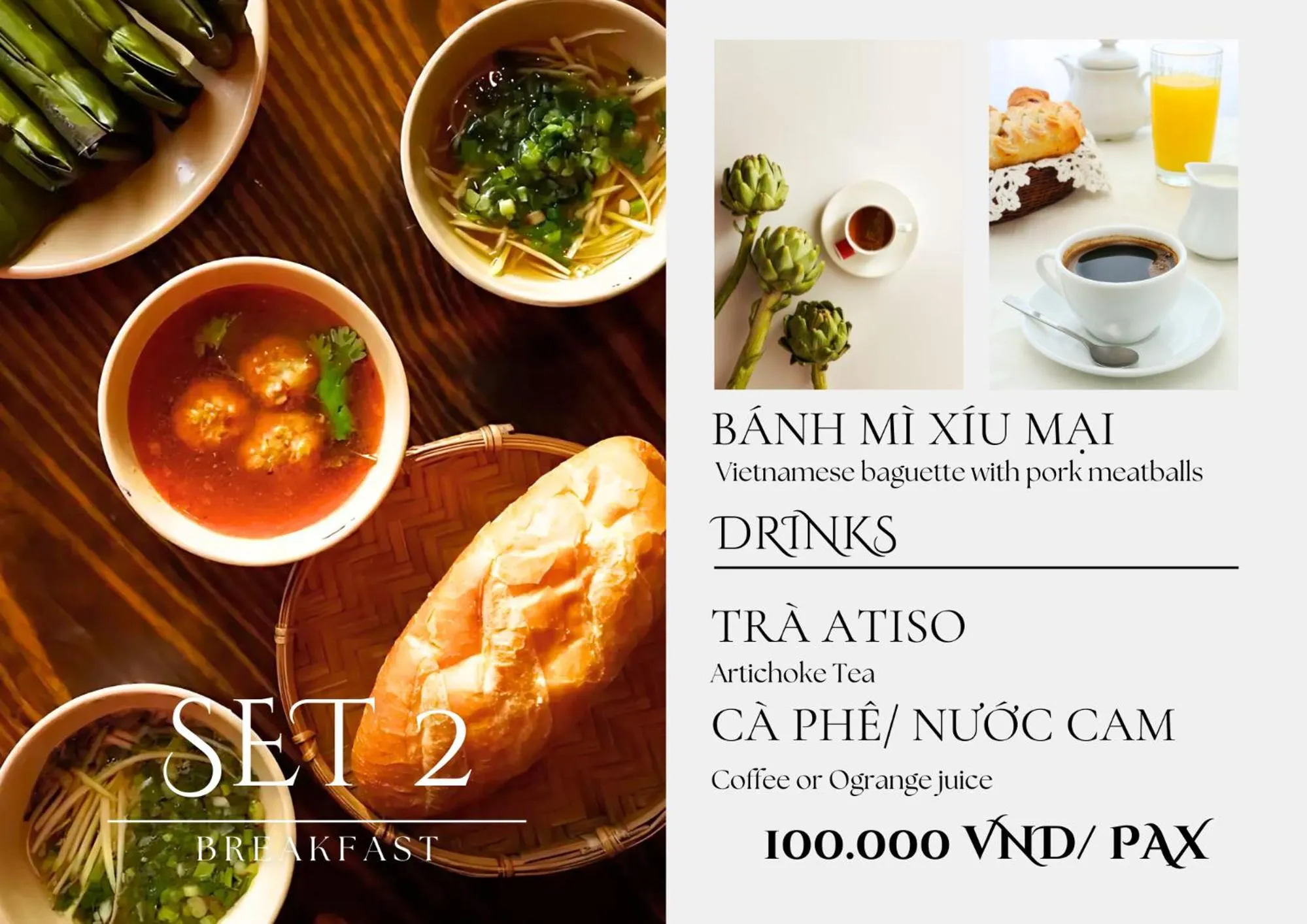 Breakfast in NATURE LAND 2 - Song Anh Hotel Dalat