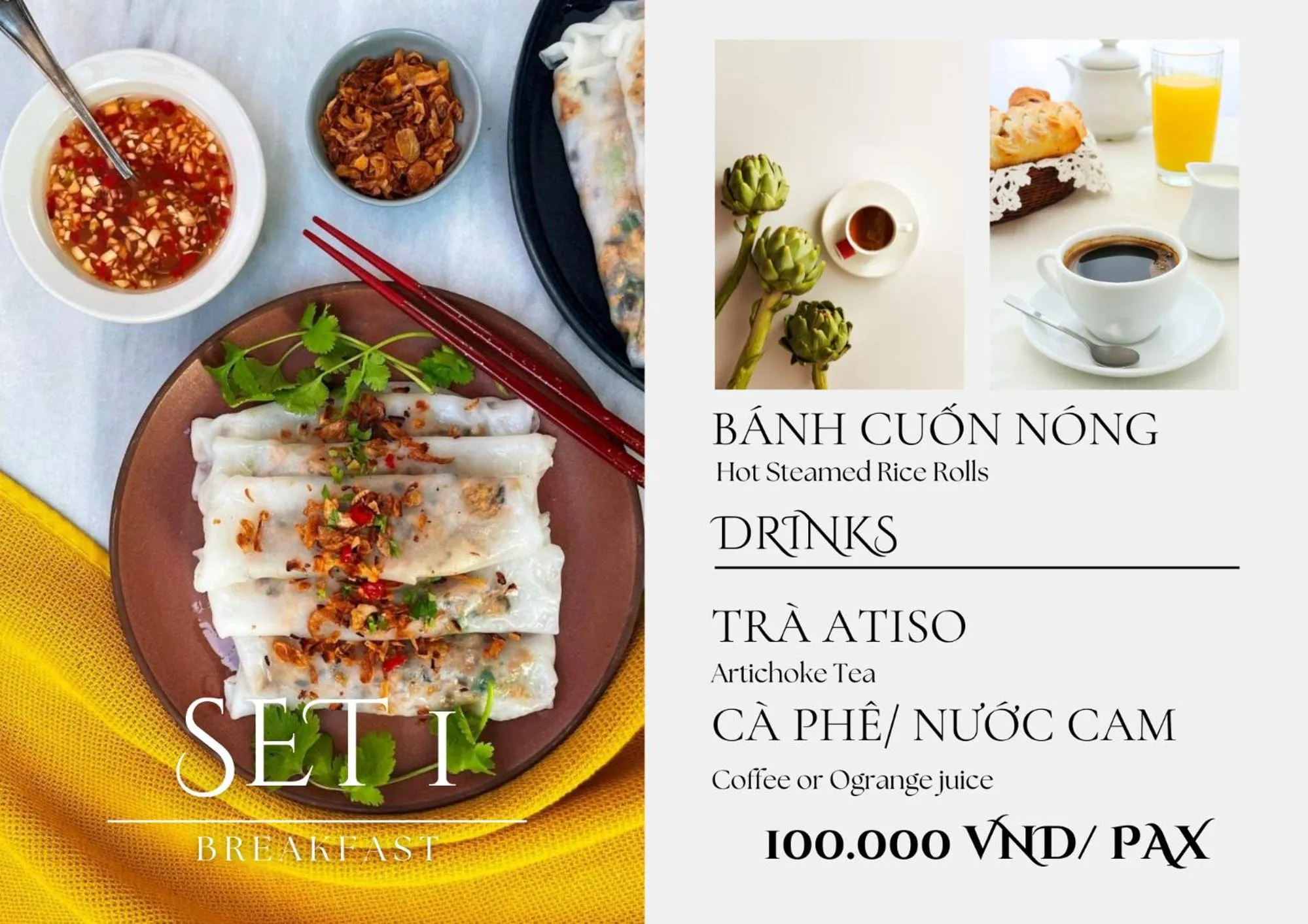 Breakfast in NATURE LAND 2 - Song Anh Hotel Dalat