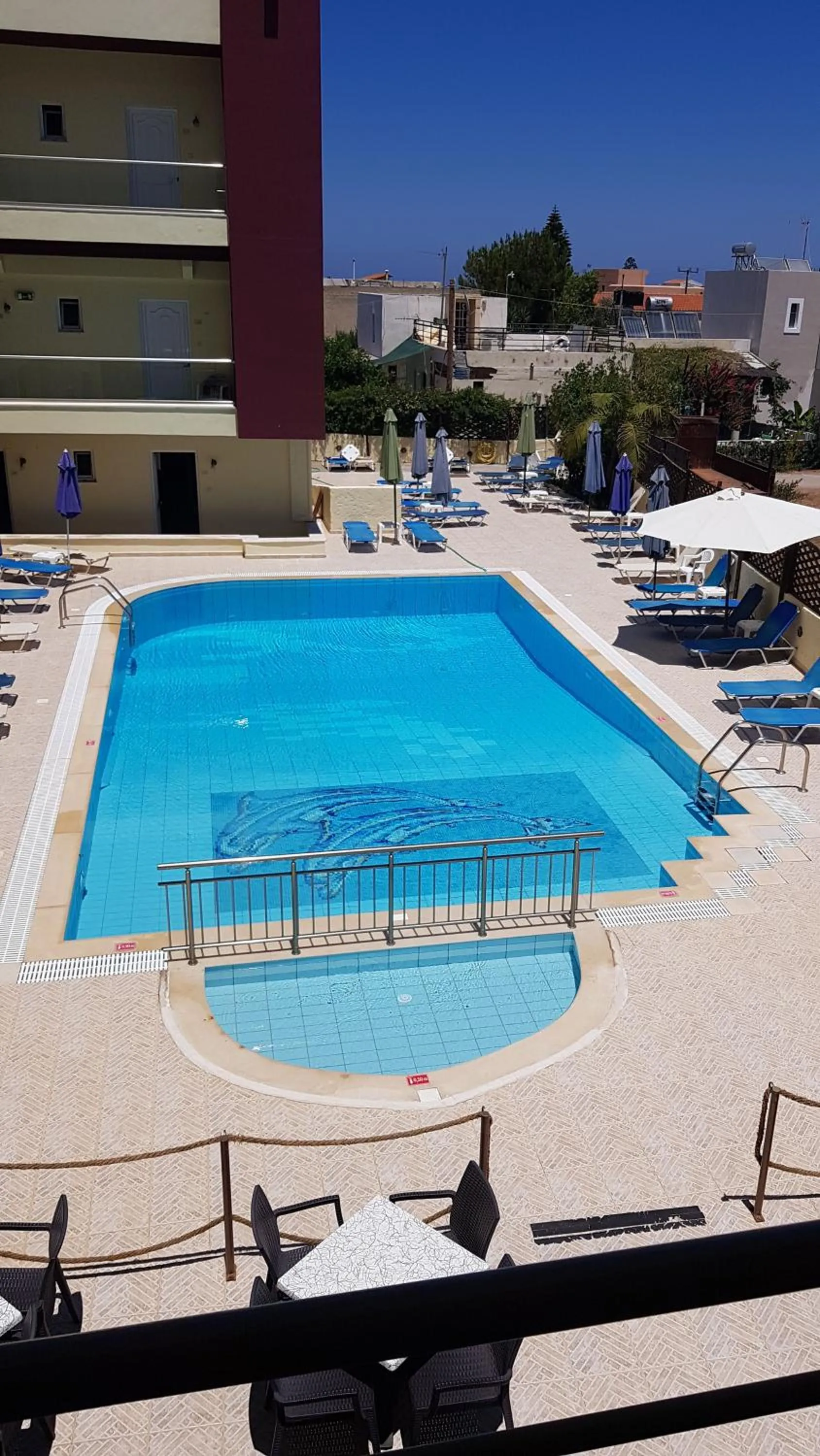 Swimming pool in Alexandros Hotel