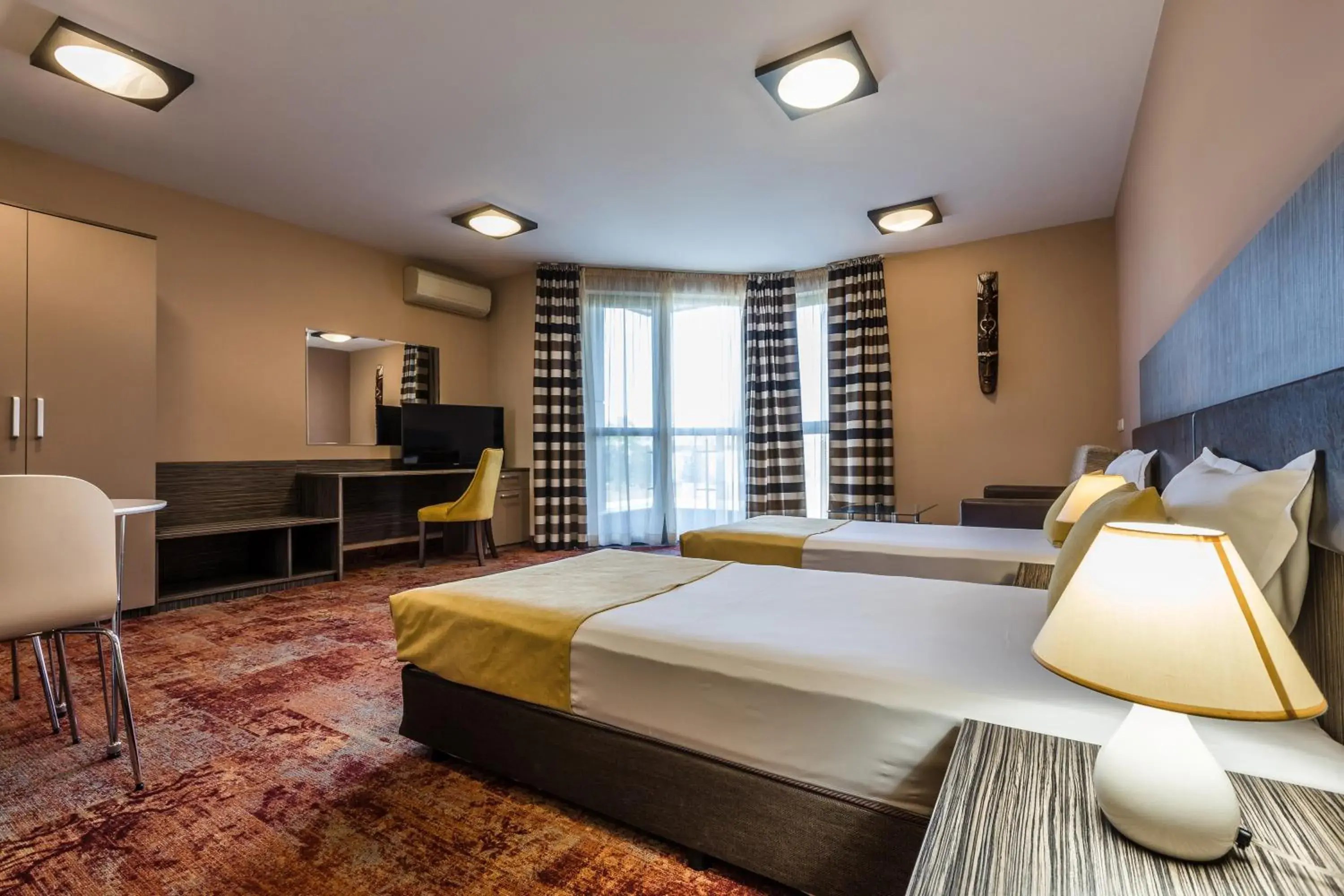 Twin Studio (Balcony) Free Parking - single occupancy in Plaza Hotel Plovdiv - Free Parking Twin Studio (Balcony) Free Parking - single occupancy in Plaza Hotel Plovdiv - Free Parking