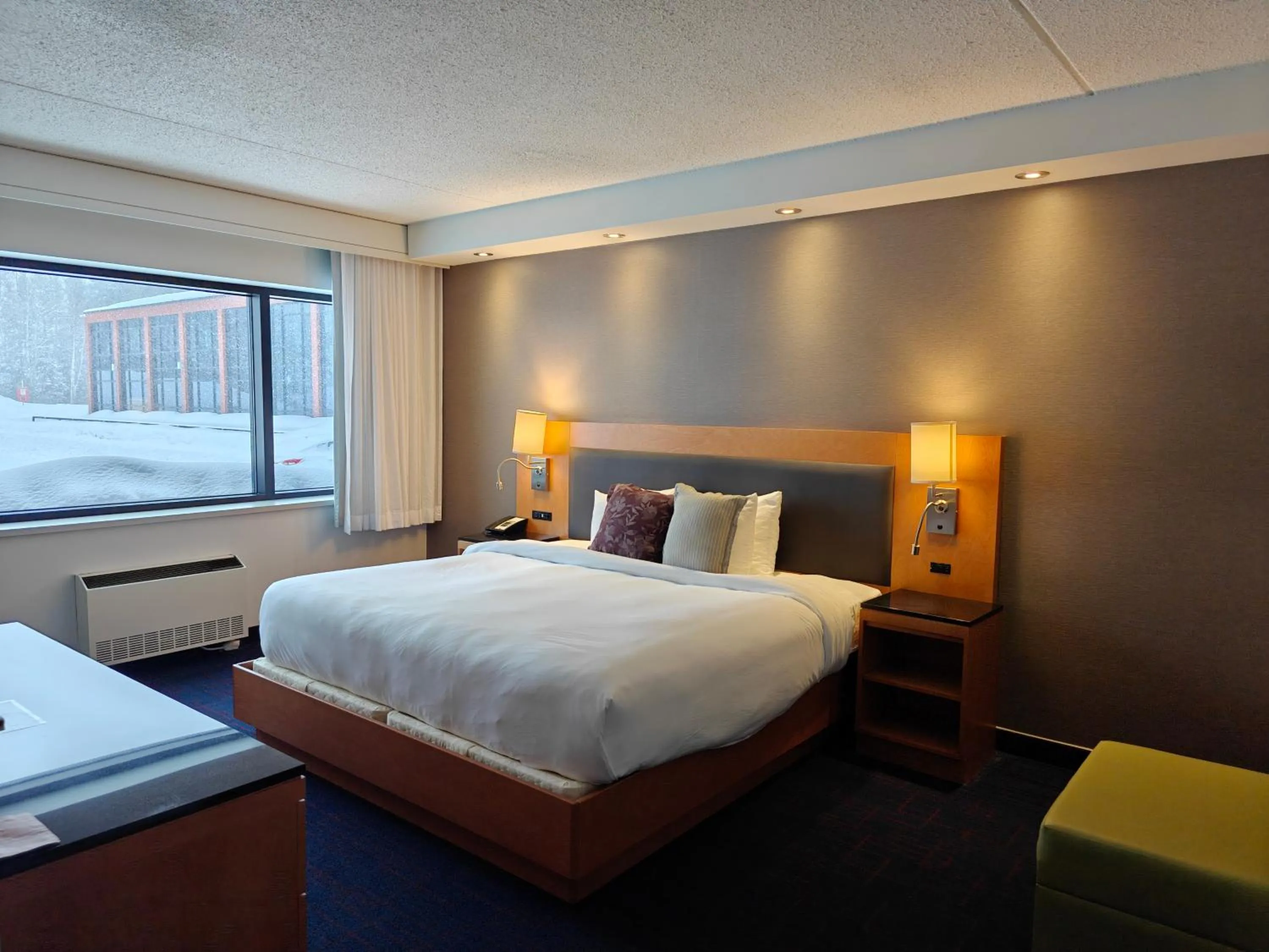 Bed in Hotel Forestel