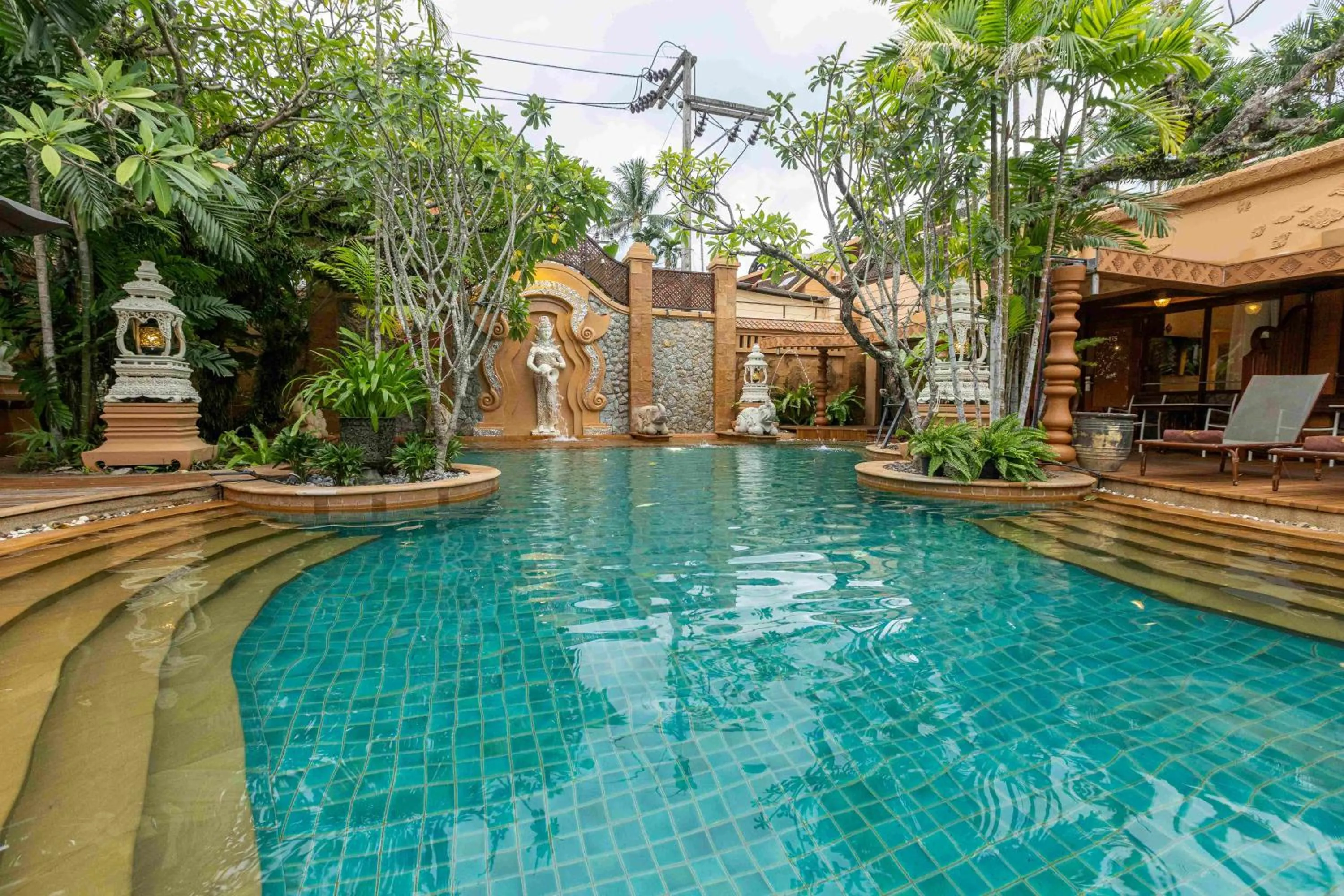 Swimming pool in Sawasdee Village