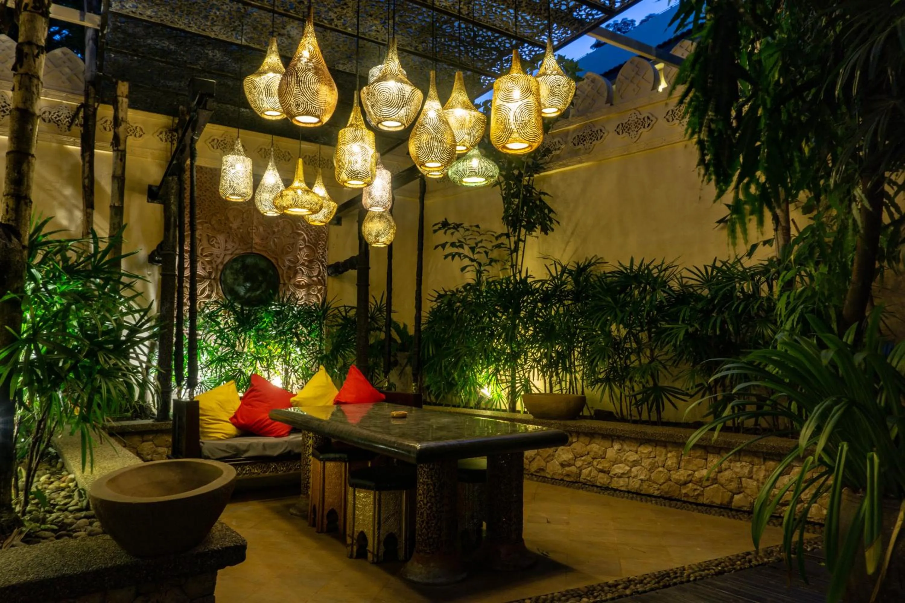 Seating area in Sawasdee Village