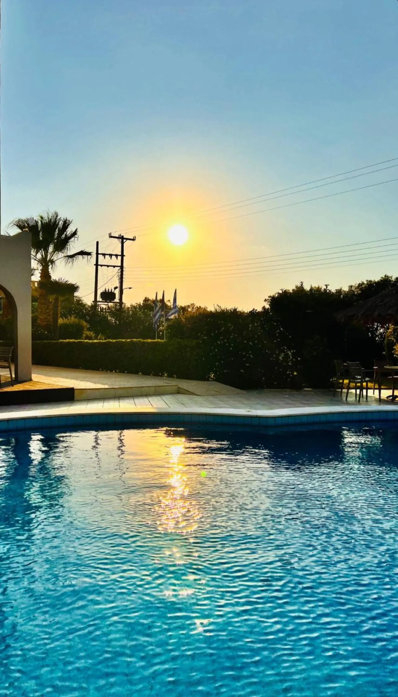 Swimming pool in Karteros Hotel