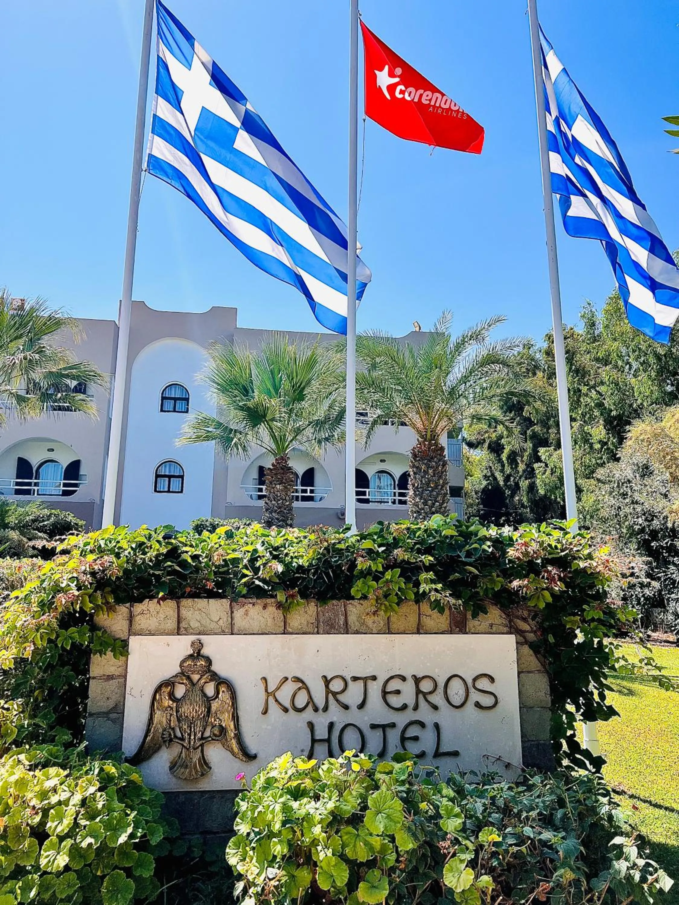 Property logo or sign in Karteros Hotel