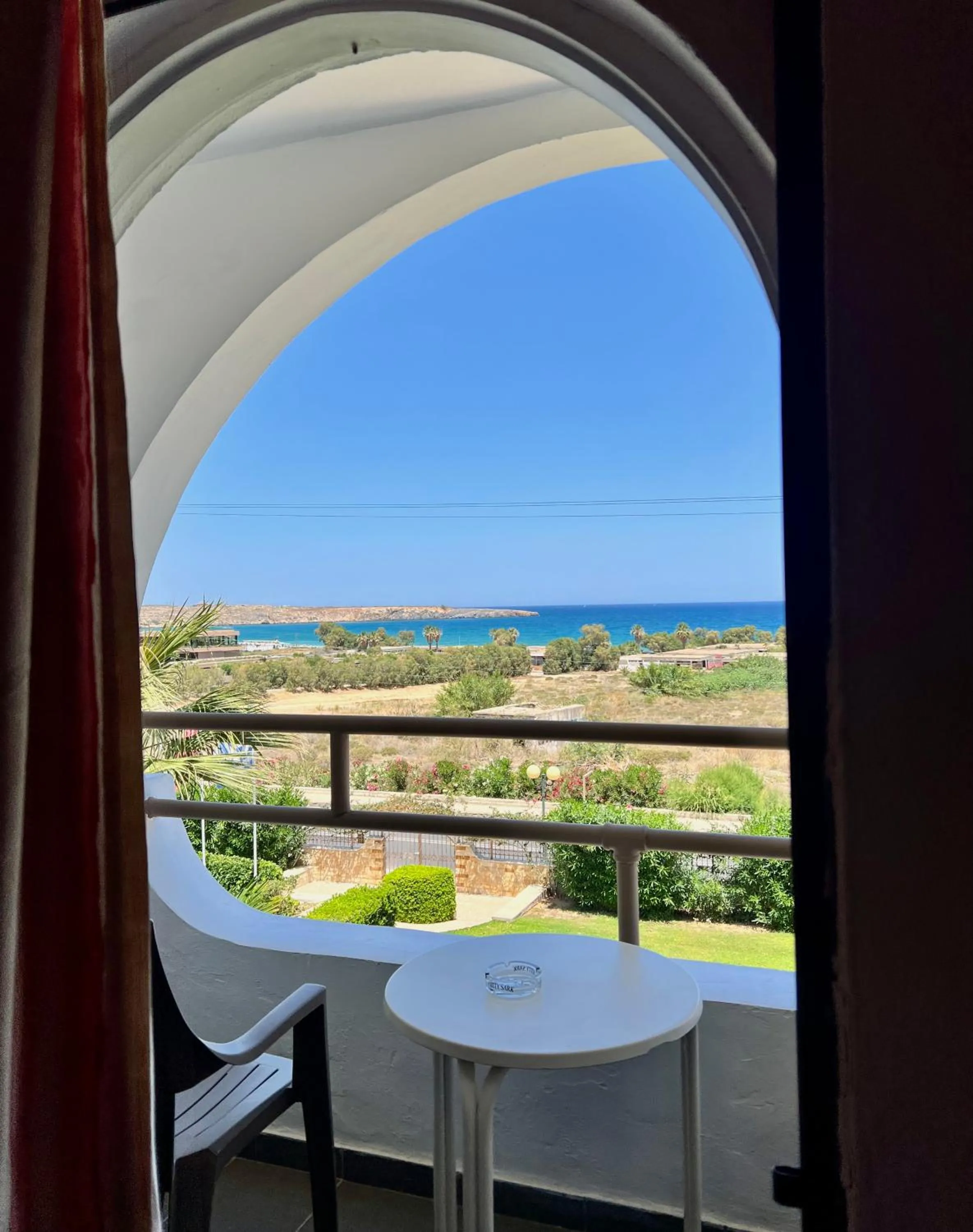 Balcony/Terrace in Karteros Hotel
