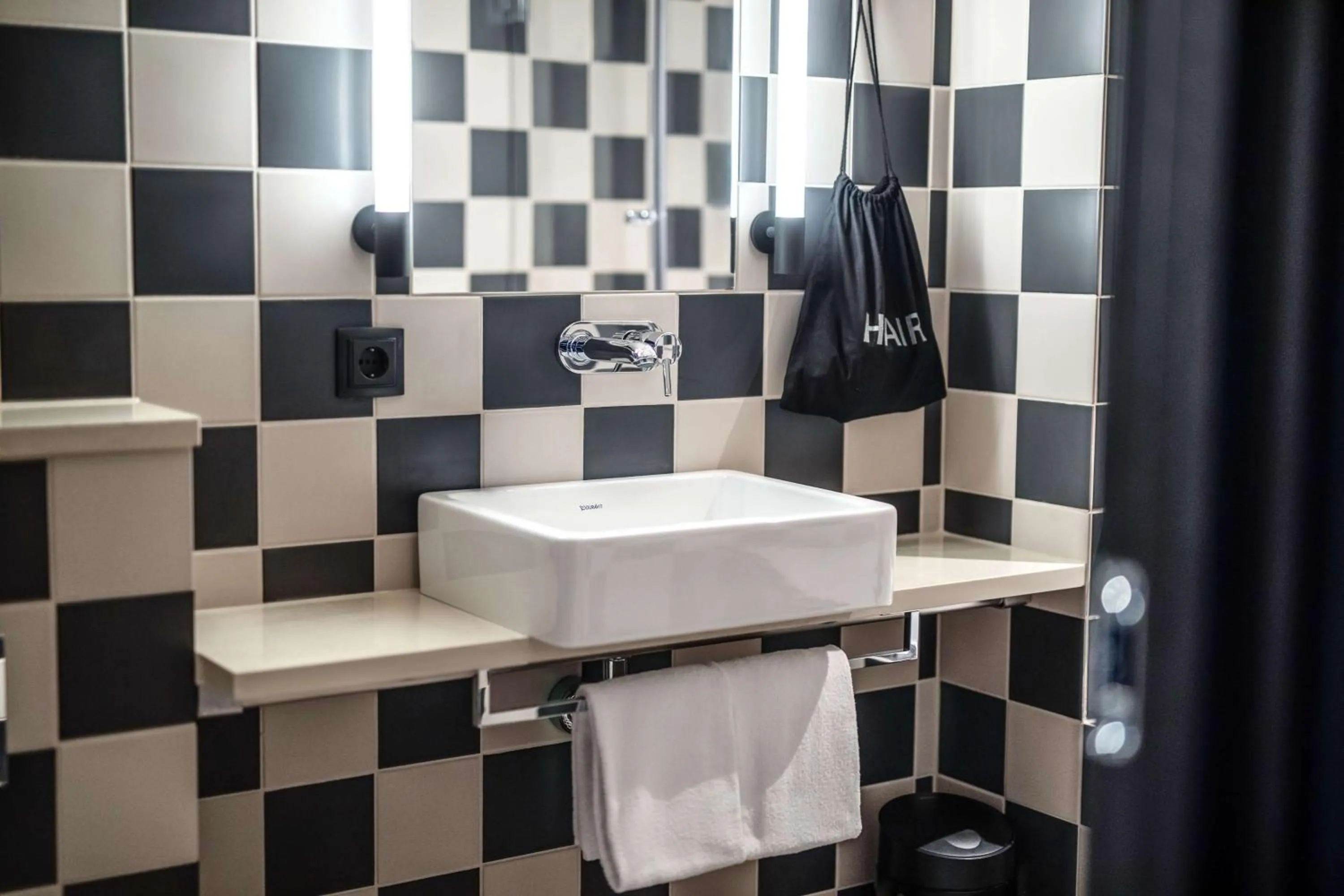 Bedroom in Scandic Falkoner