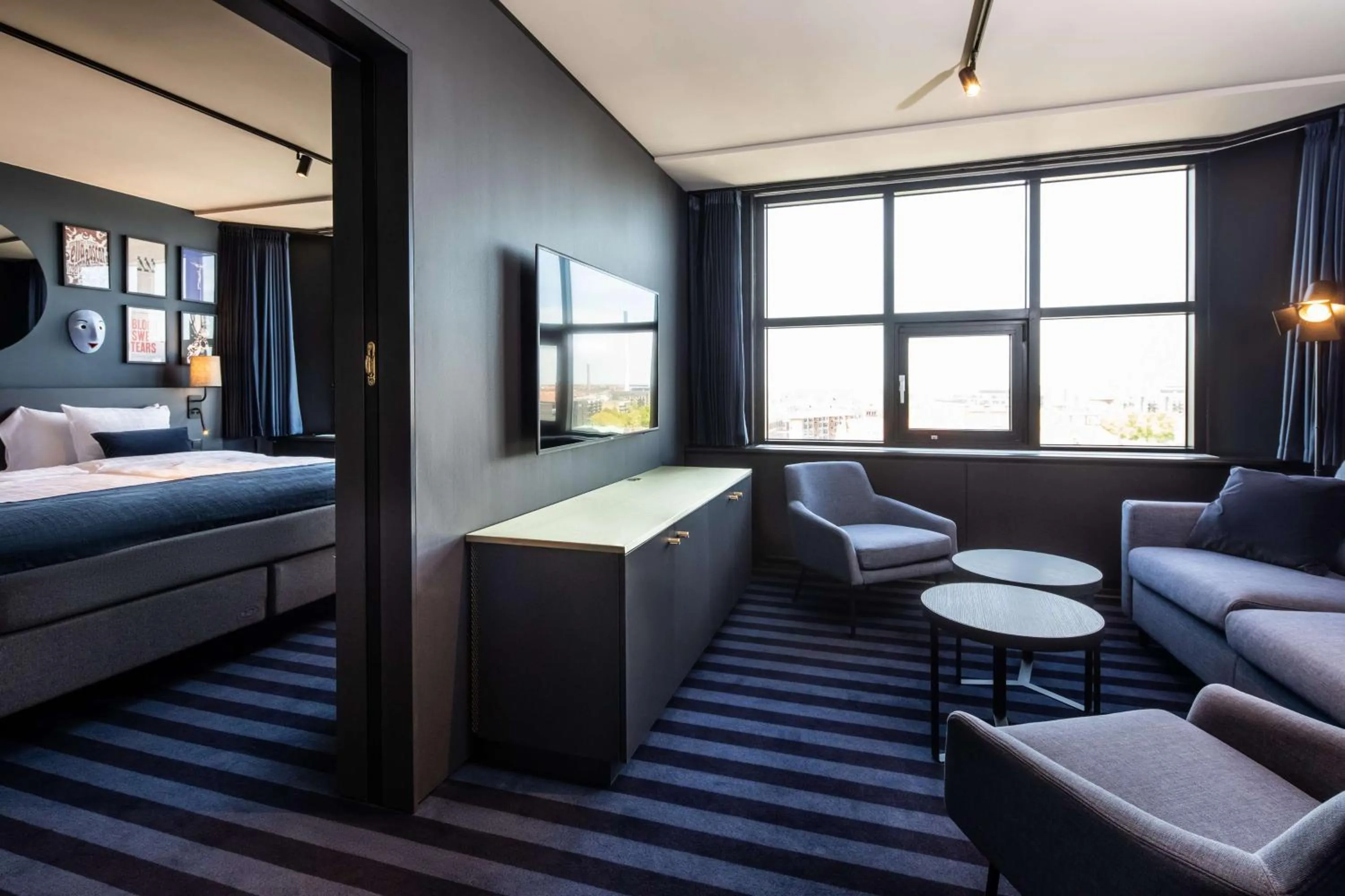 Photo of the whole room, Bed in Scandic Falkoner