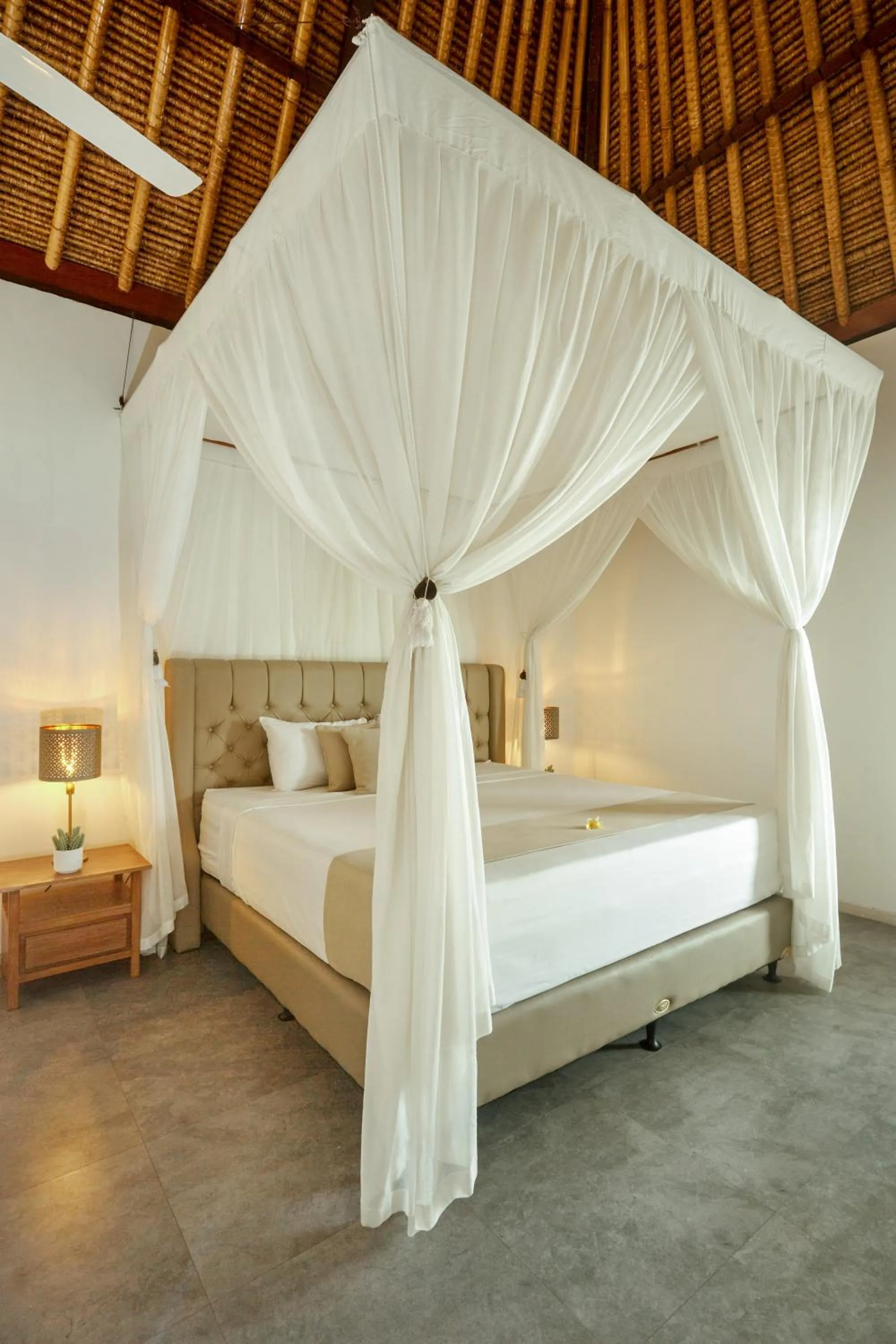 Bed in Lempuyang Boutique Hotel