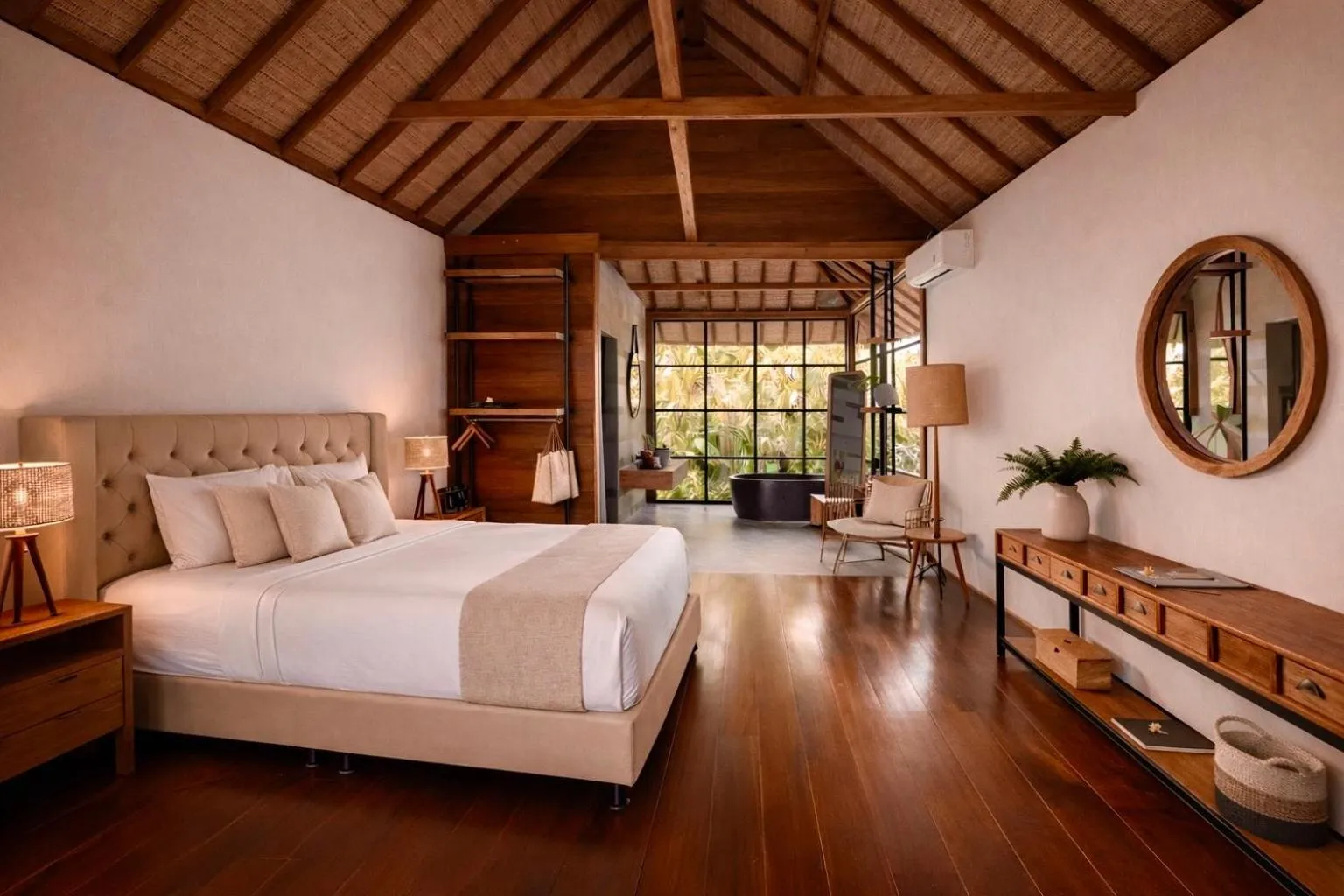 Bed in Lempuyang Boutique Hotel
