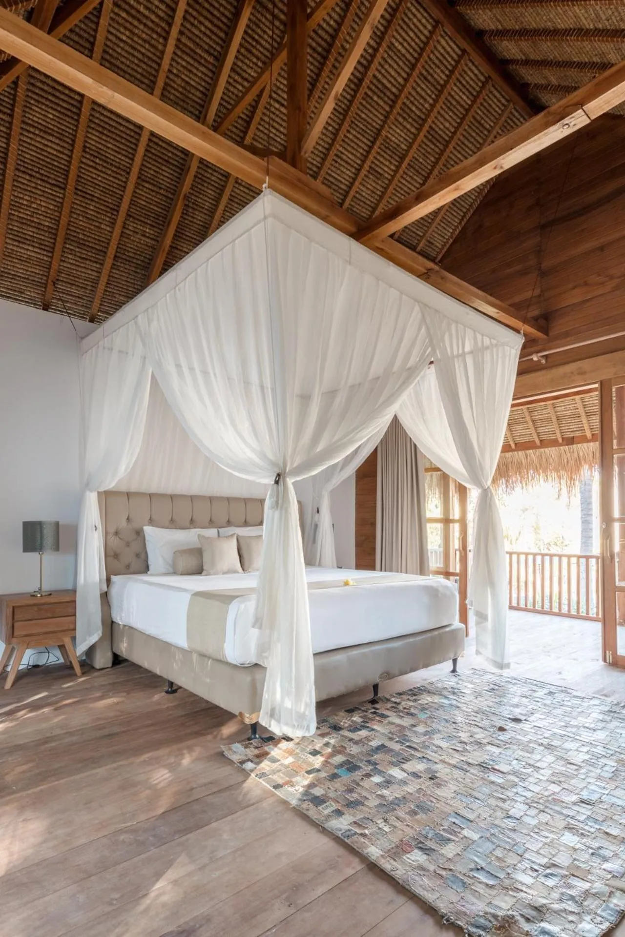 Bed in Lempuyang Boutique Hotel