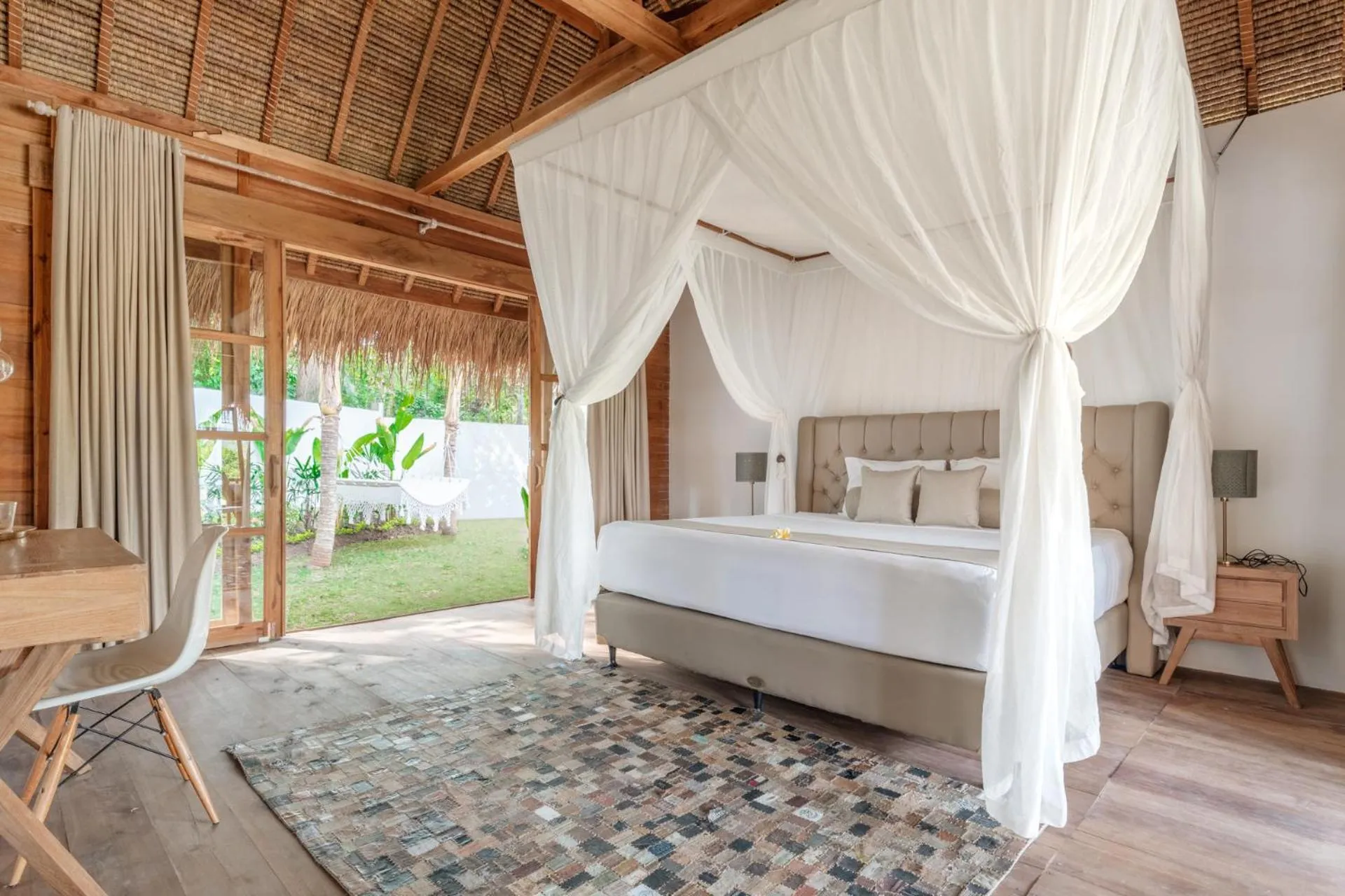 Bed in Lempuyang Boutique Hotel