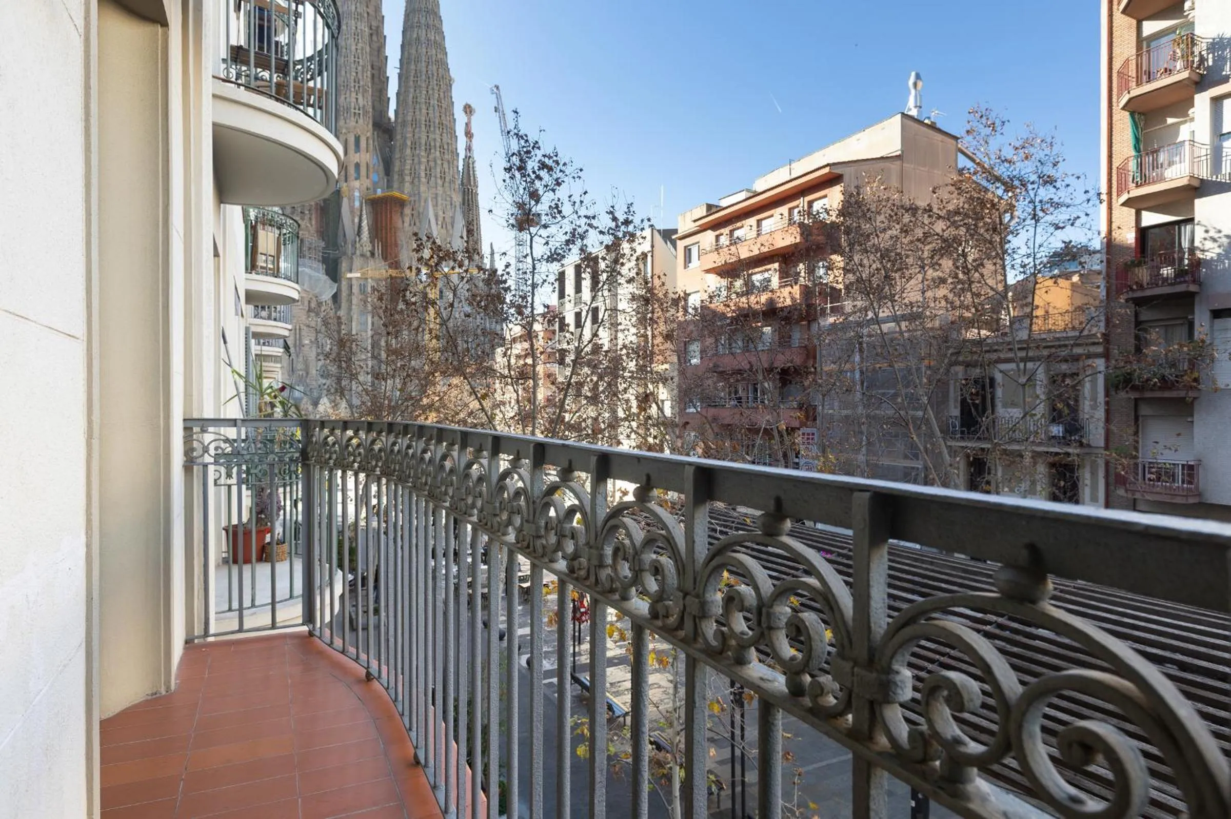 Balcony/Terrace in Enjoybcn Gaudi Apartments