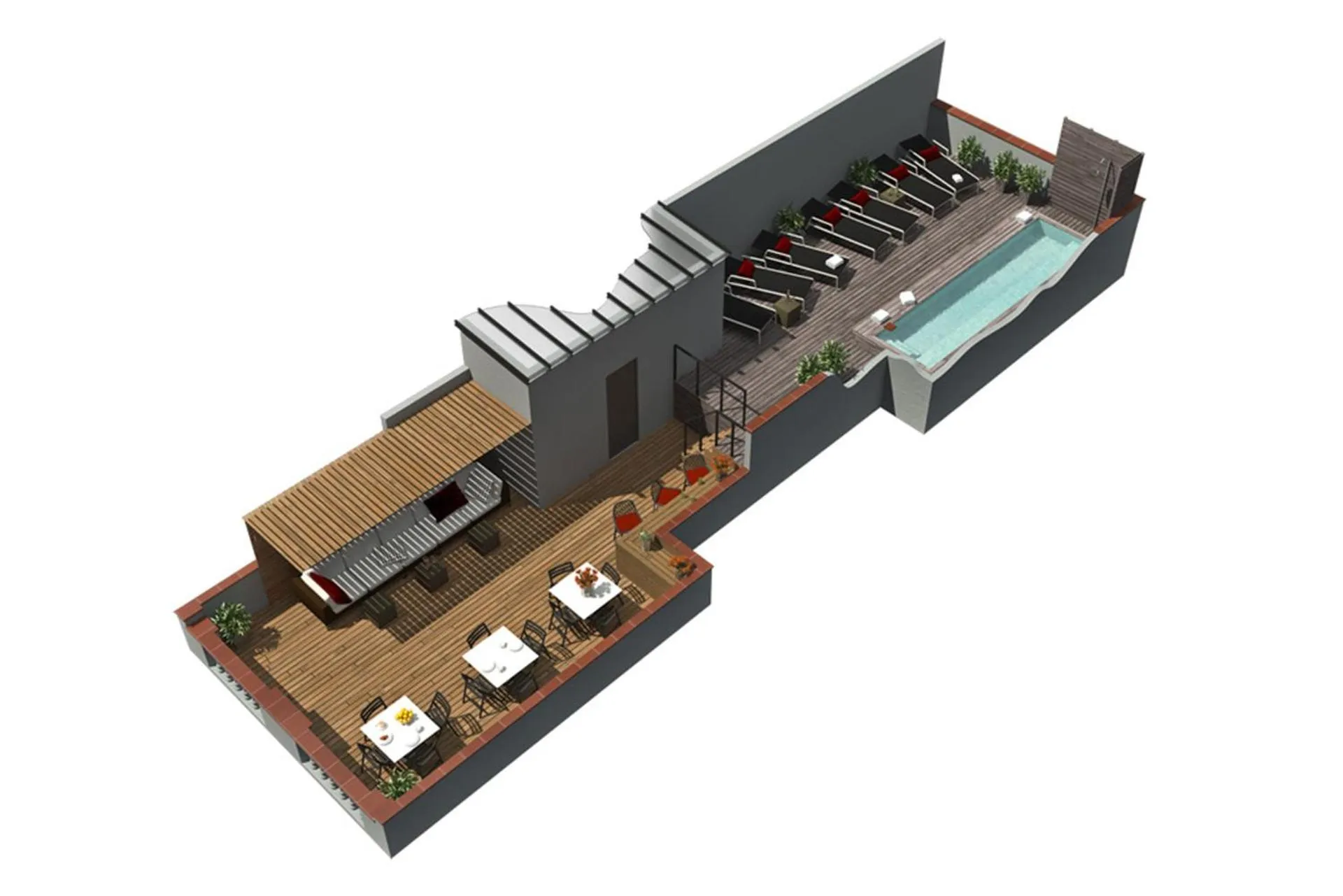 Balcony/Terrace in Enjoybcn Gaudi Apartments