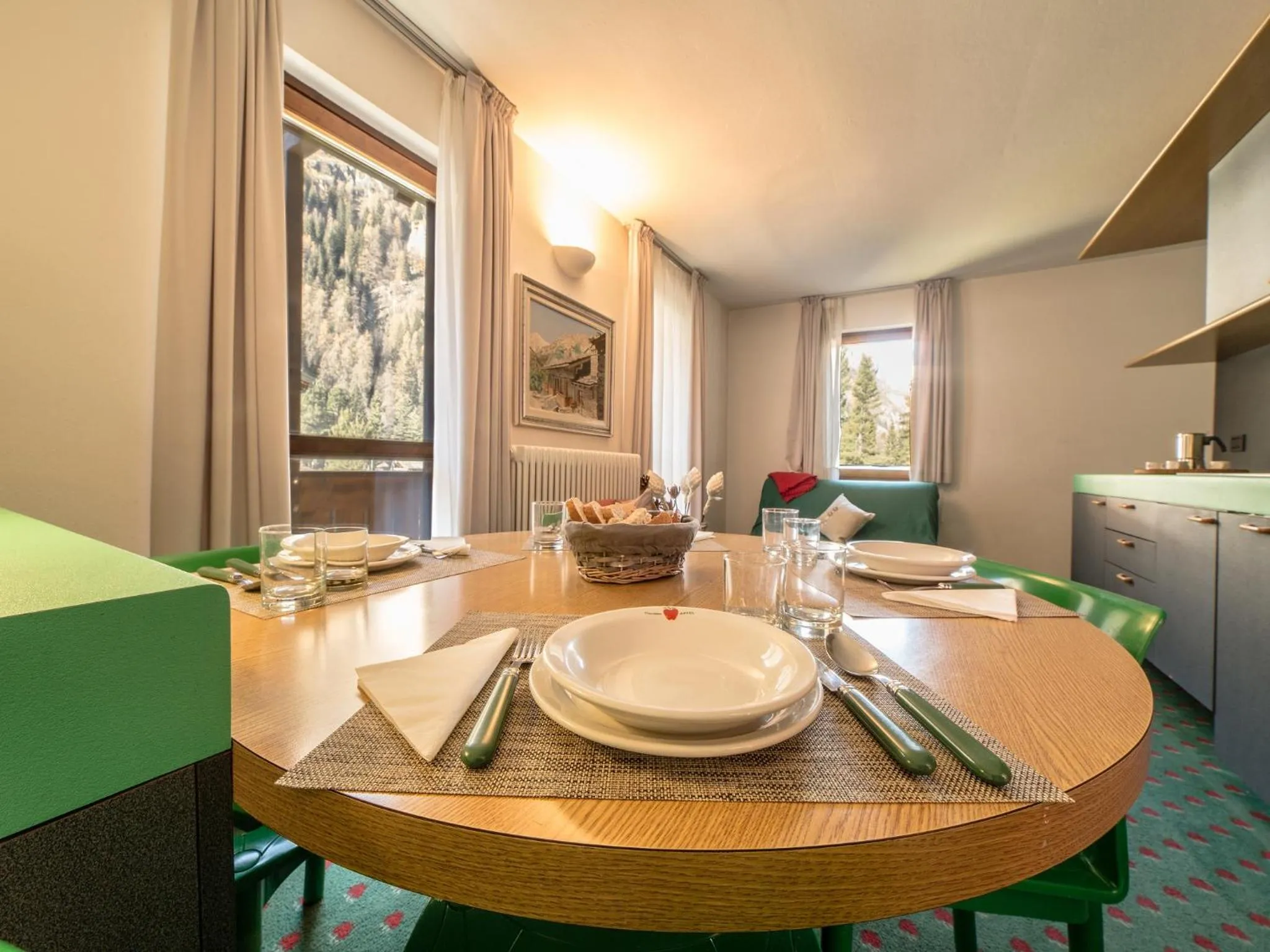 Dining area in Residence Apfel