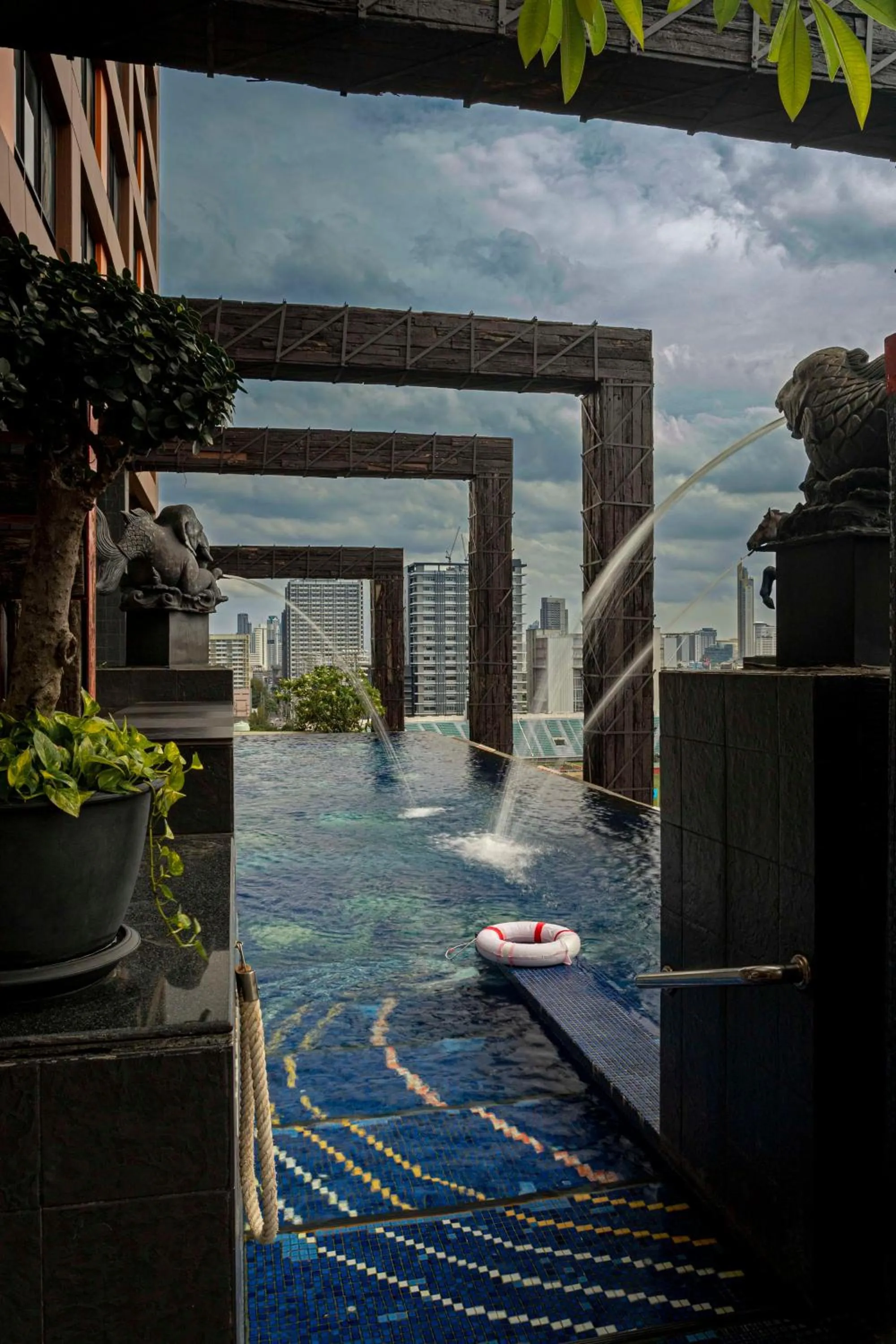 Pool view in Siam At Siam Design Hotel Bangkok