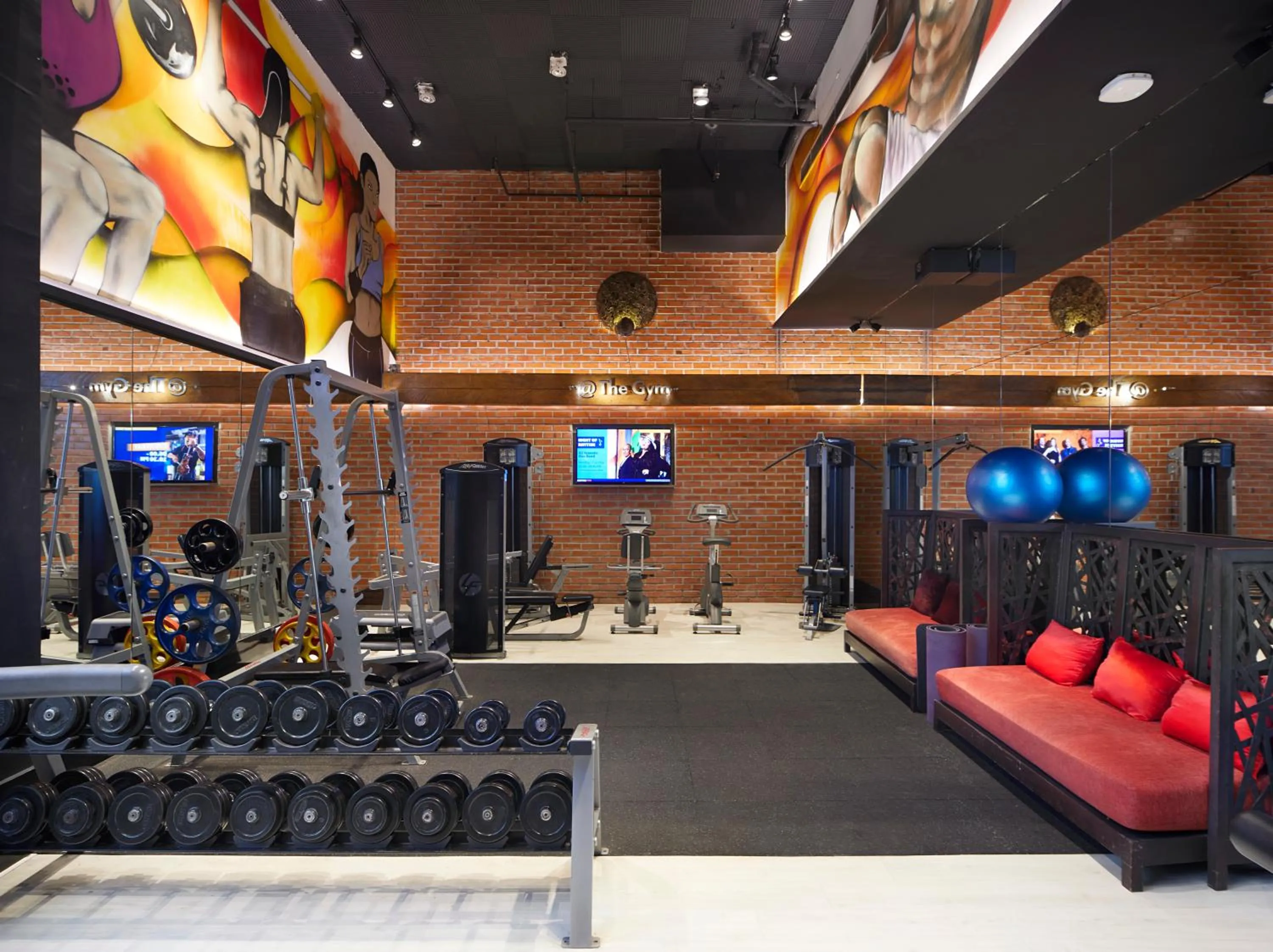 Fitness centre/facilities in Siam At Siam Design Hotel Bangkok