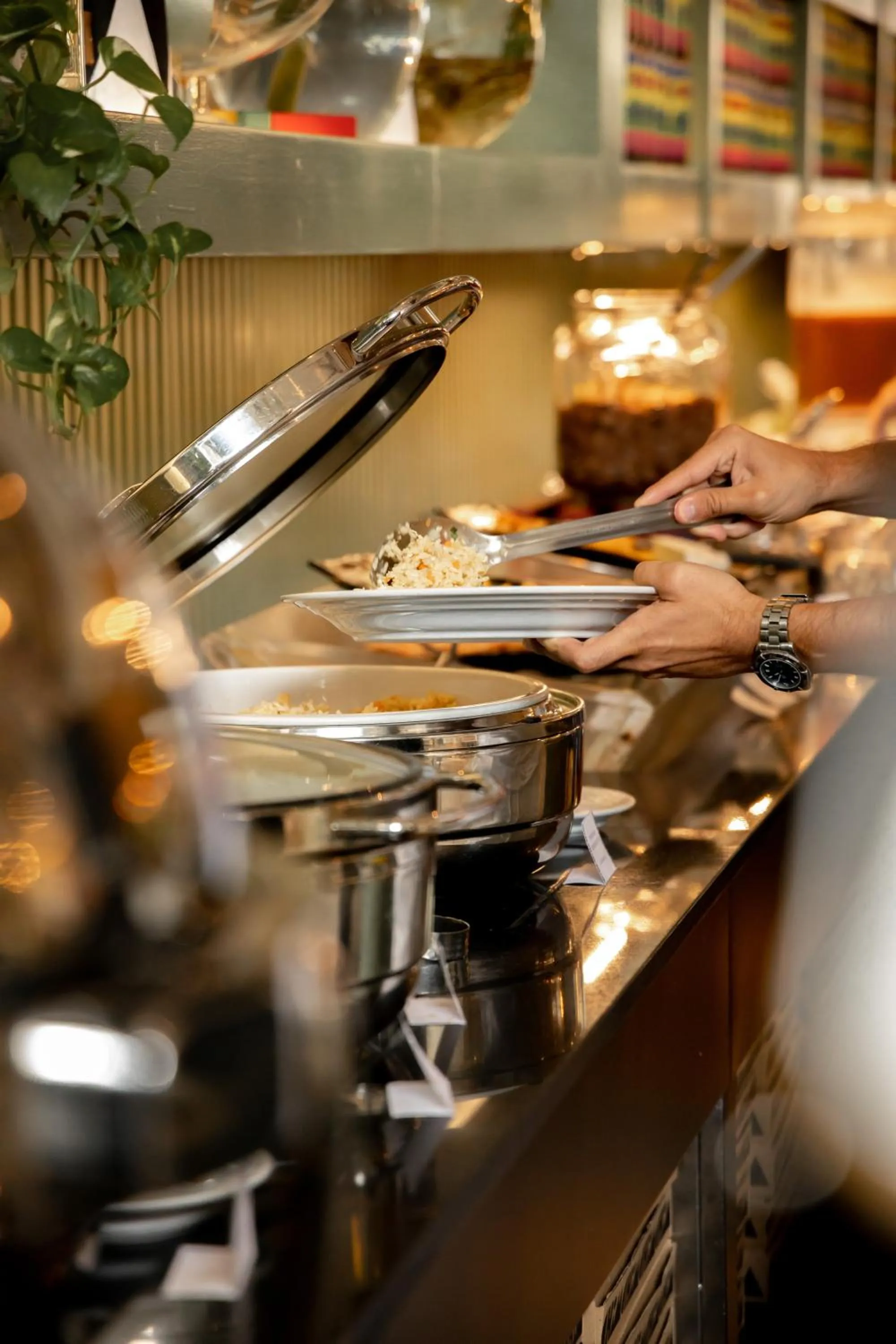 Buffet breakfast in Siam At Siam Design Hotel Bangkok